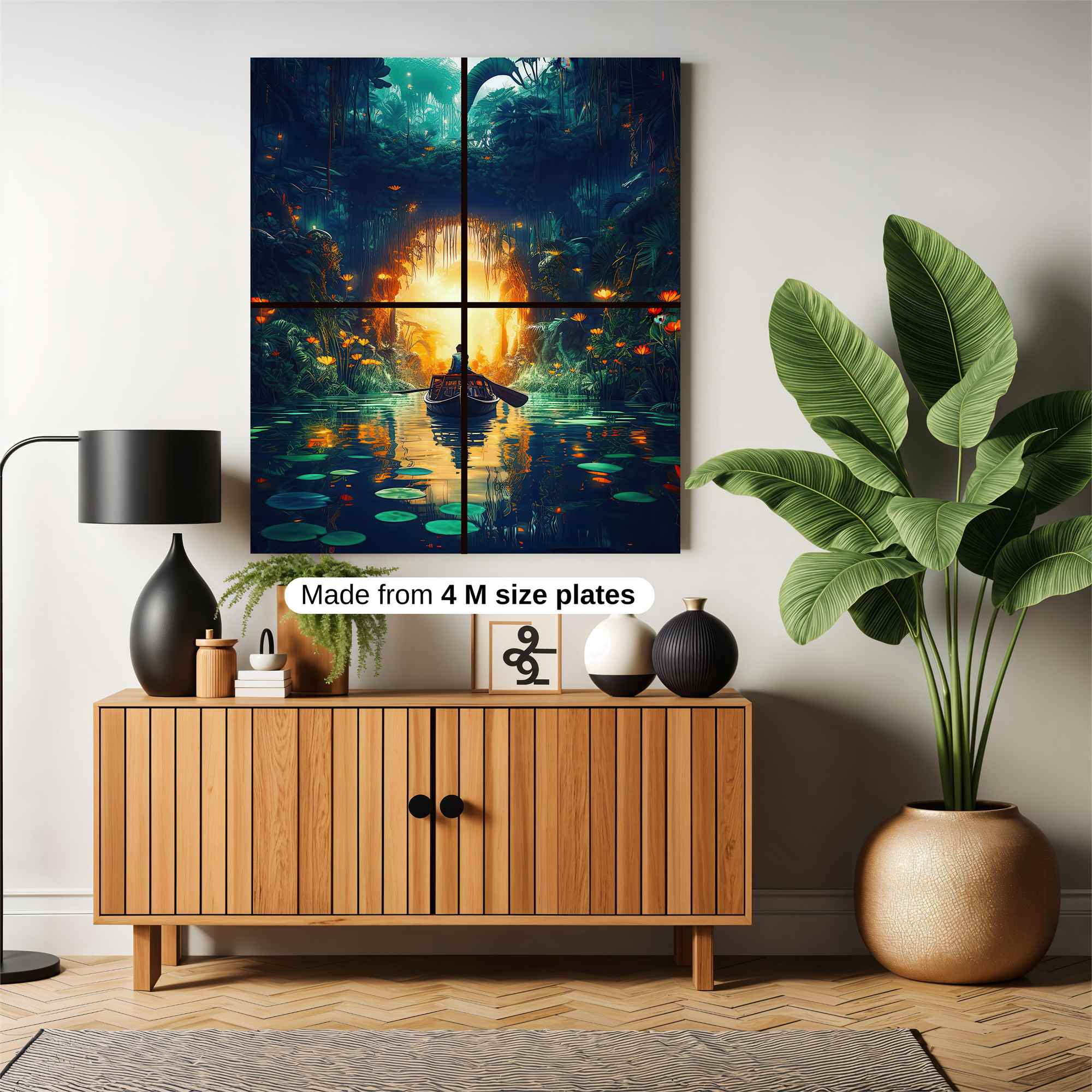 Jungle Serenity Safe Wall Magnetic / M