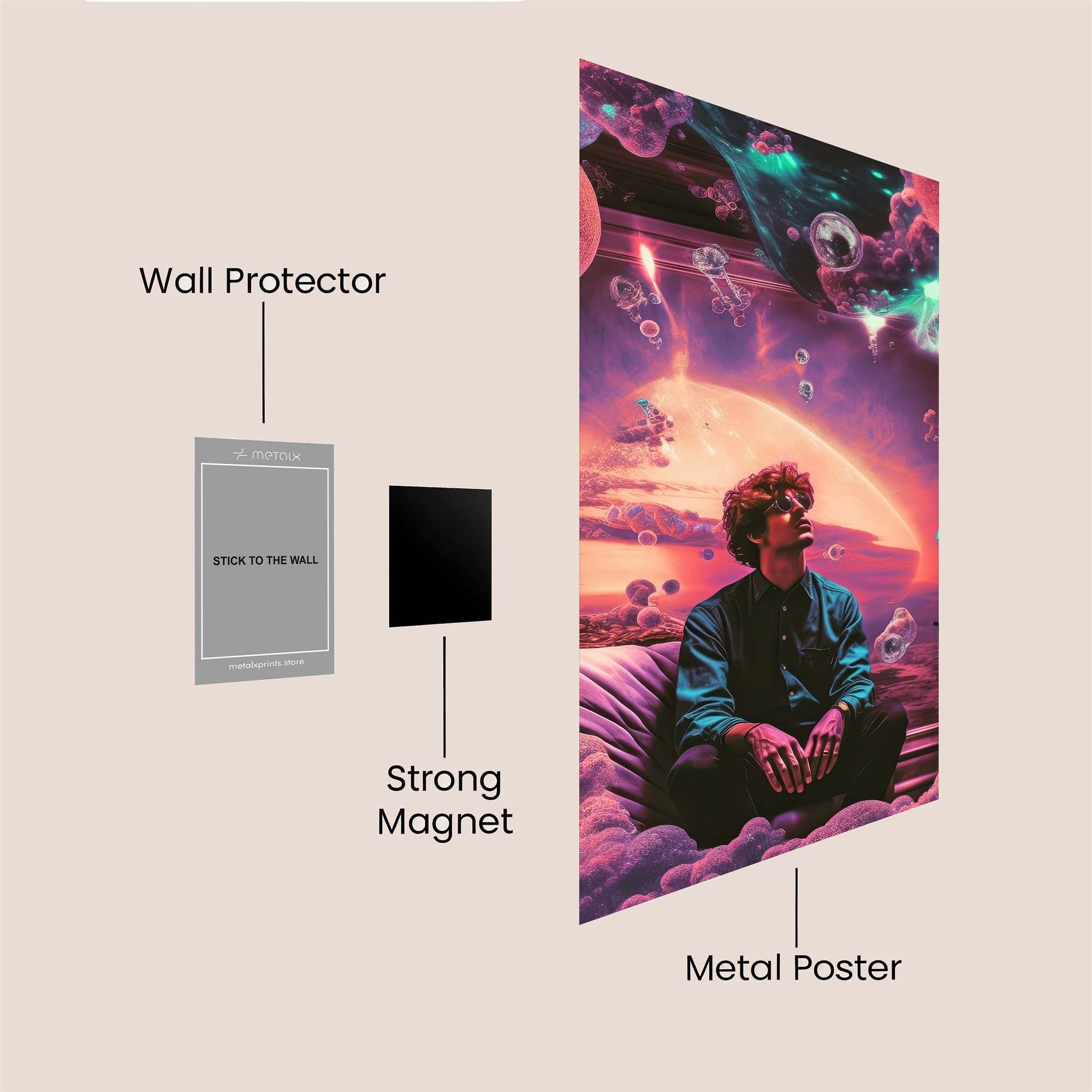 Cosmic Wonder Safe Wall Magnetic / M