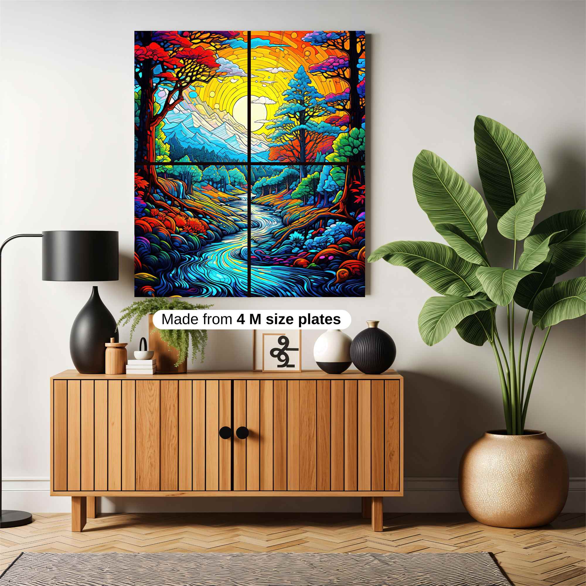 Sunset Serenity Safe Wall Magnetic / M