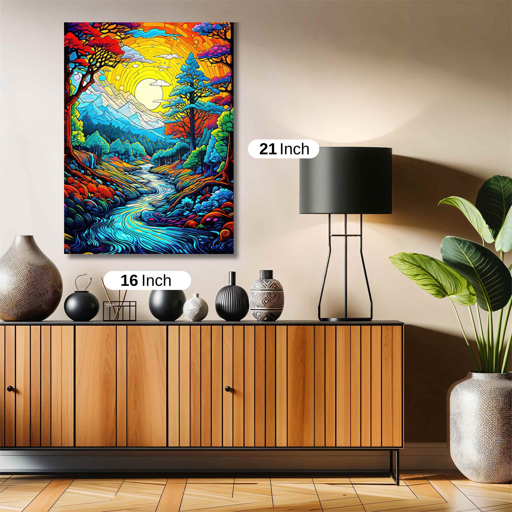 Sunset Serenity Safe Wall Magnetic / M