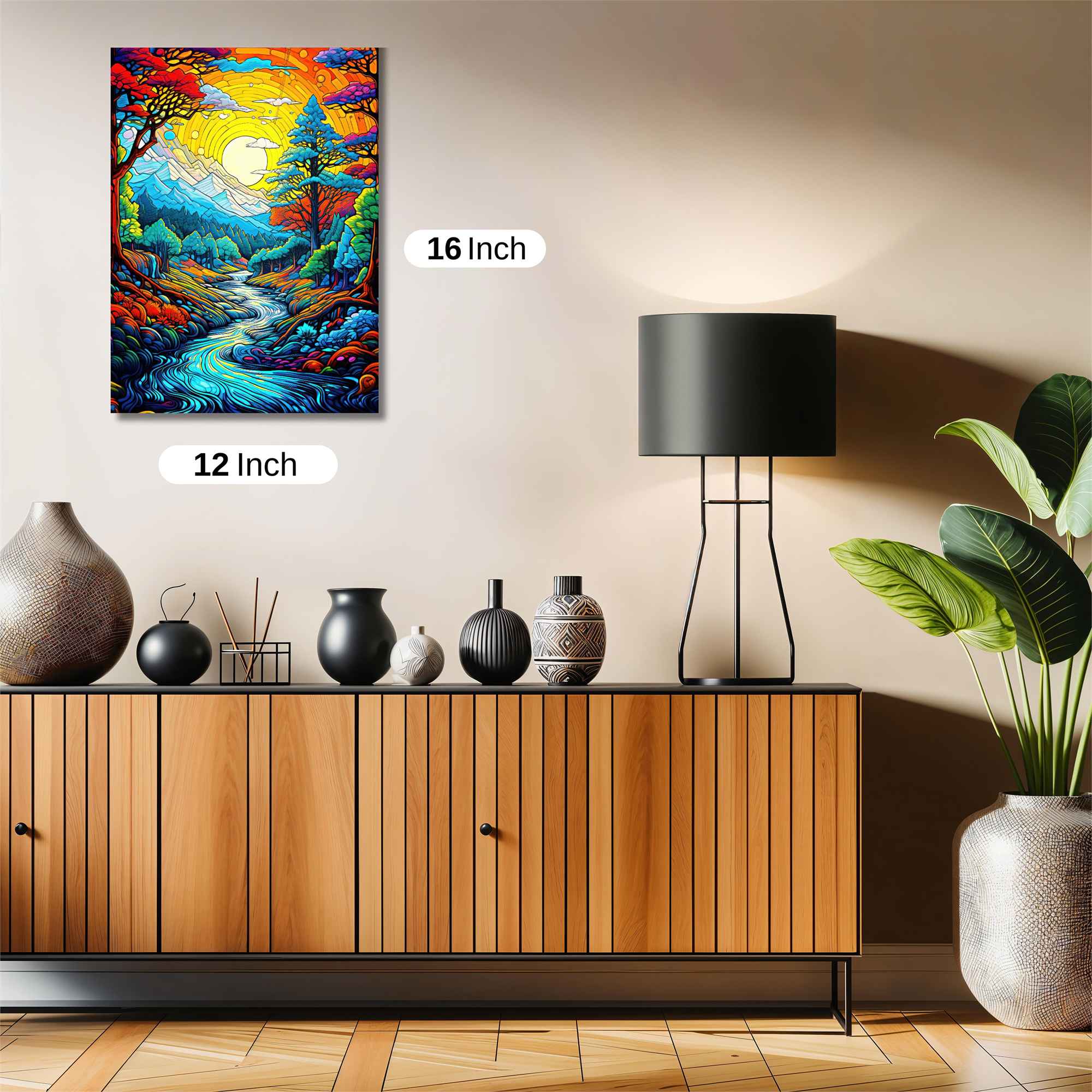 Sunset Serenity Safe Wall Magnetic / M