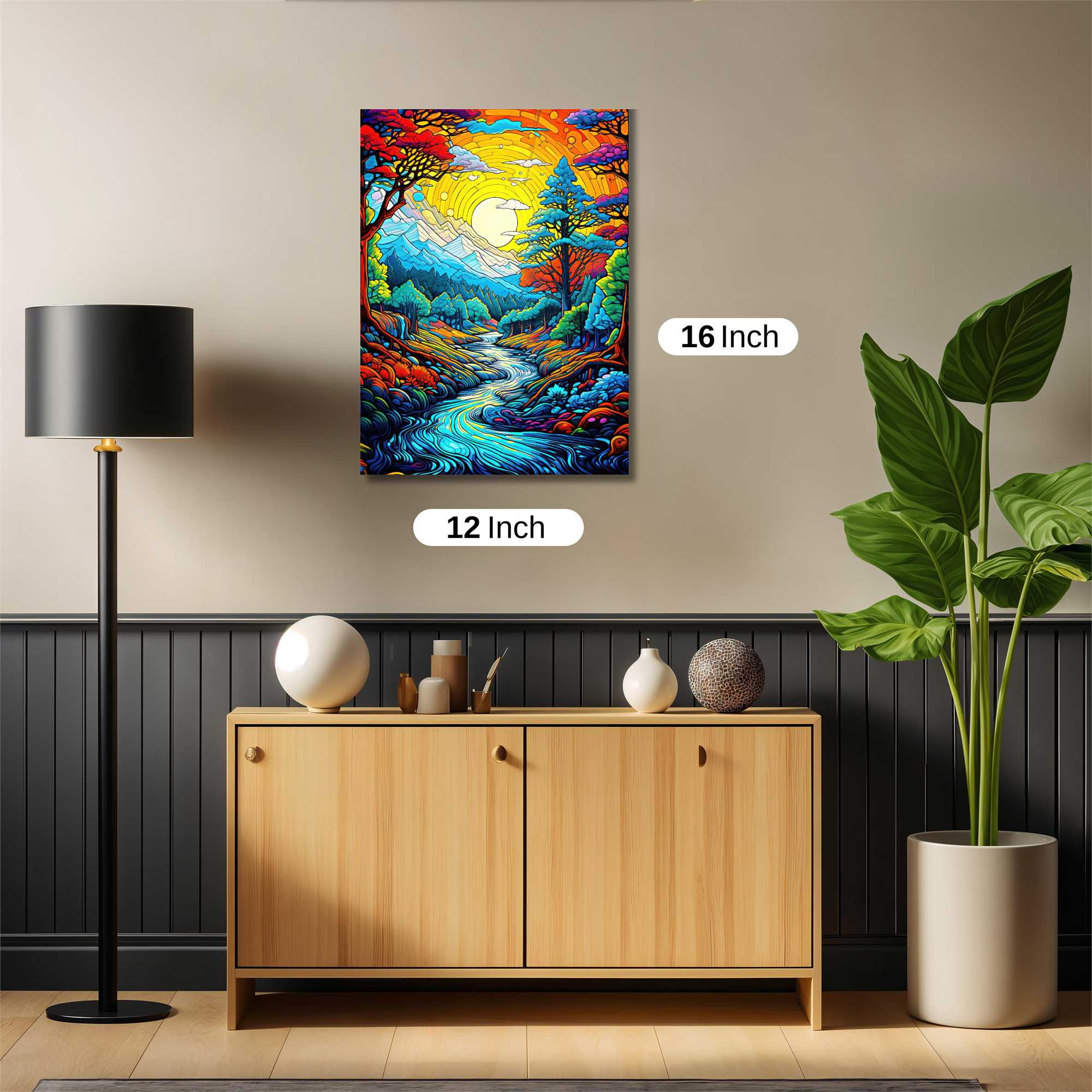 Sunset Serenity Safe Wall Magnetic / M
