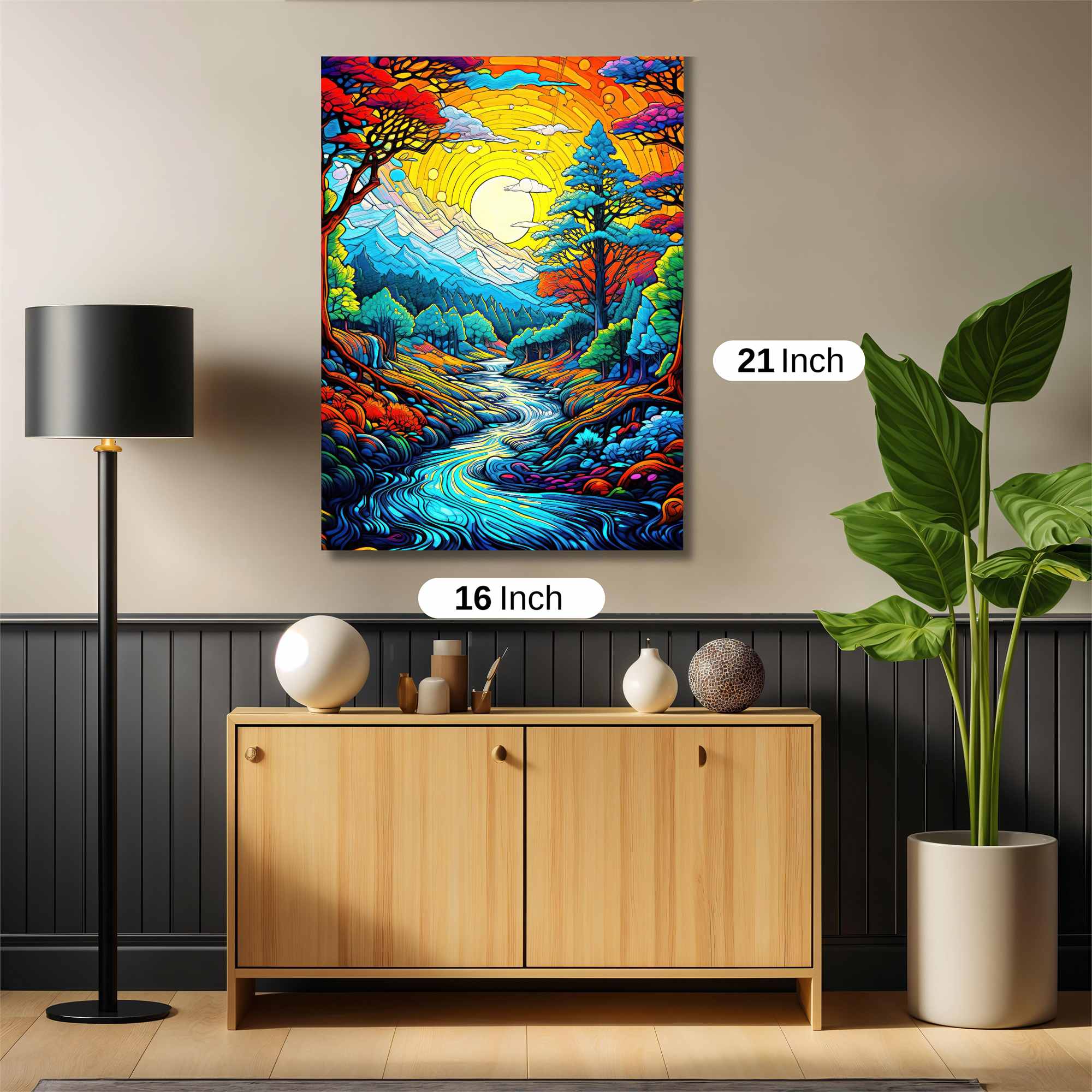 Sunset Serenity Safe Wall Magnetic / M