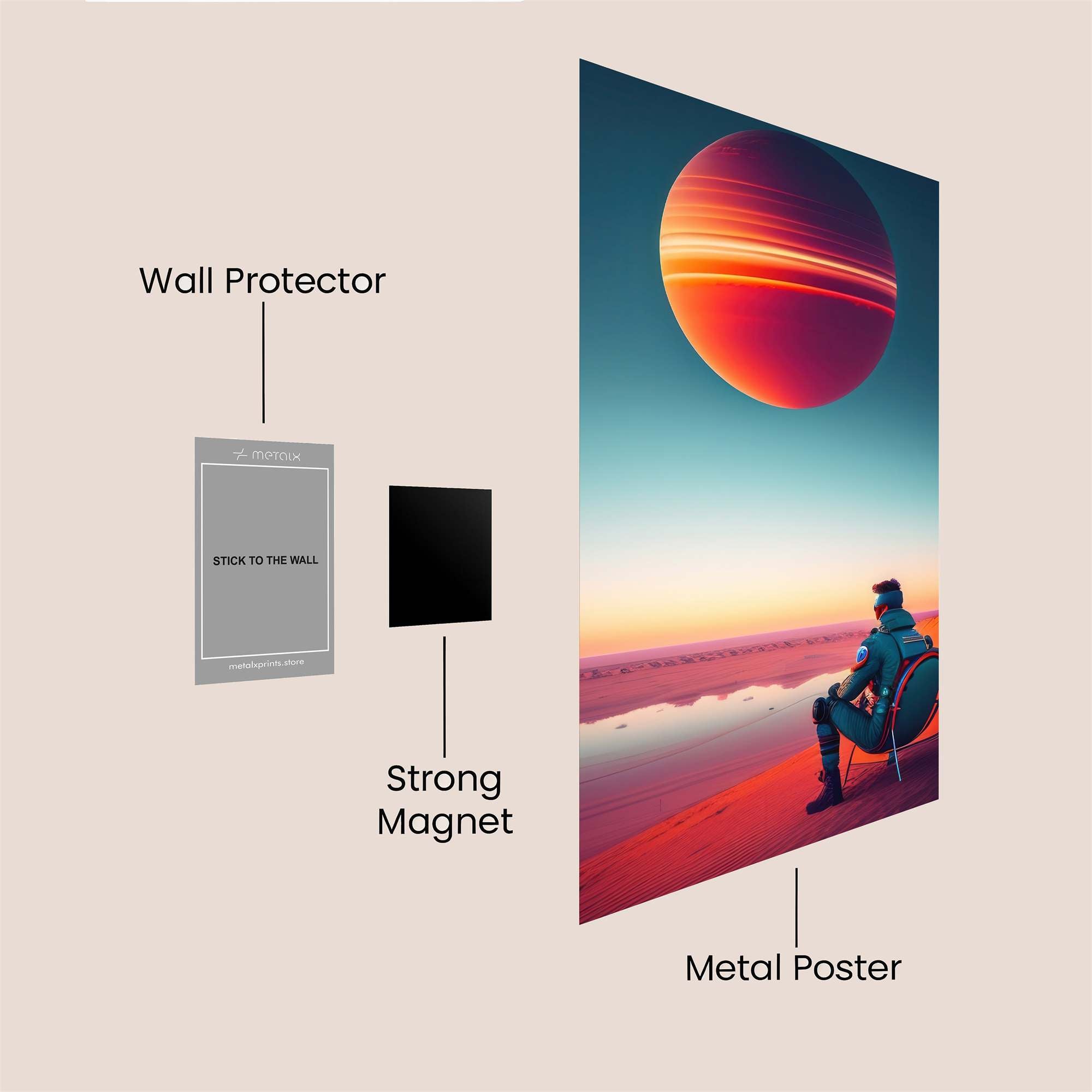Cosmic Serenity Safe Wall Magnetic / M