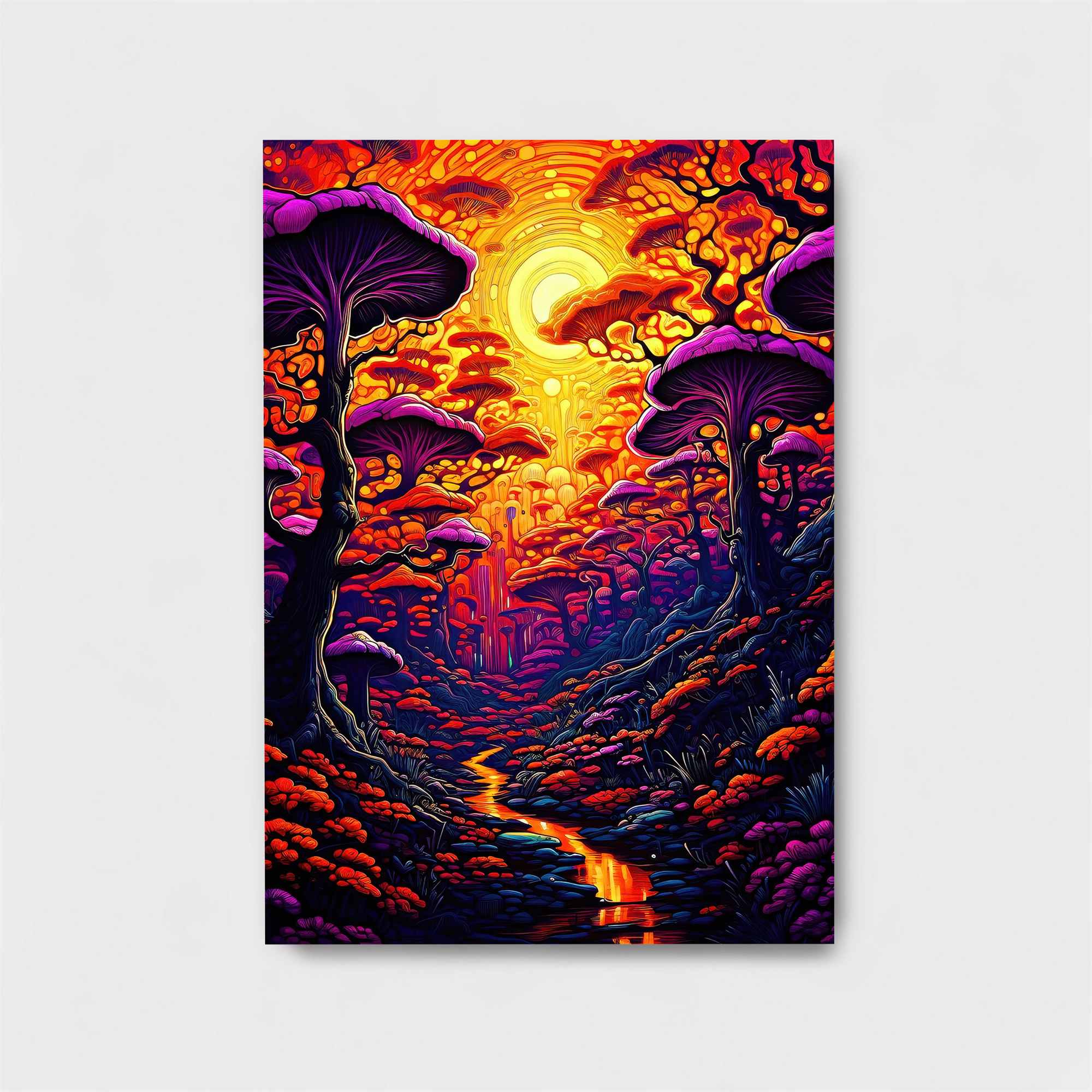 Mushroom Dreamscape Safe Wall Magnetic / M