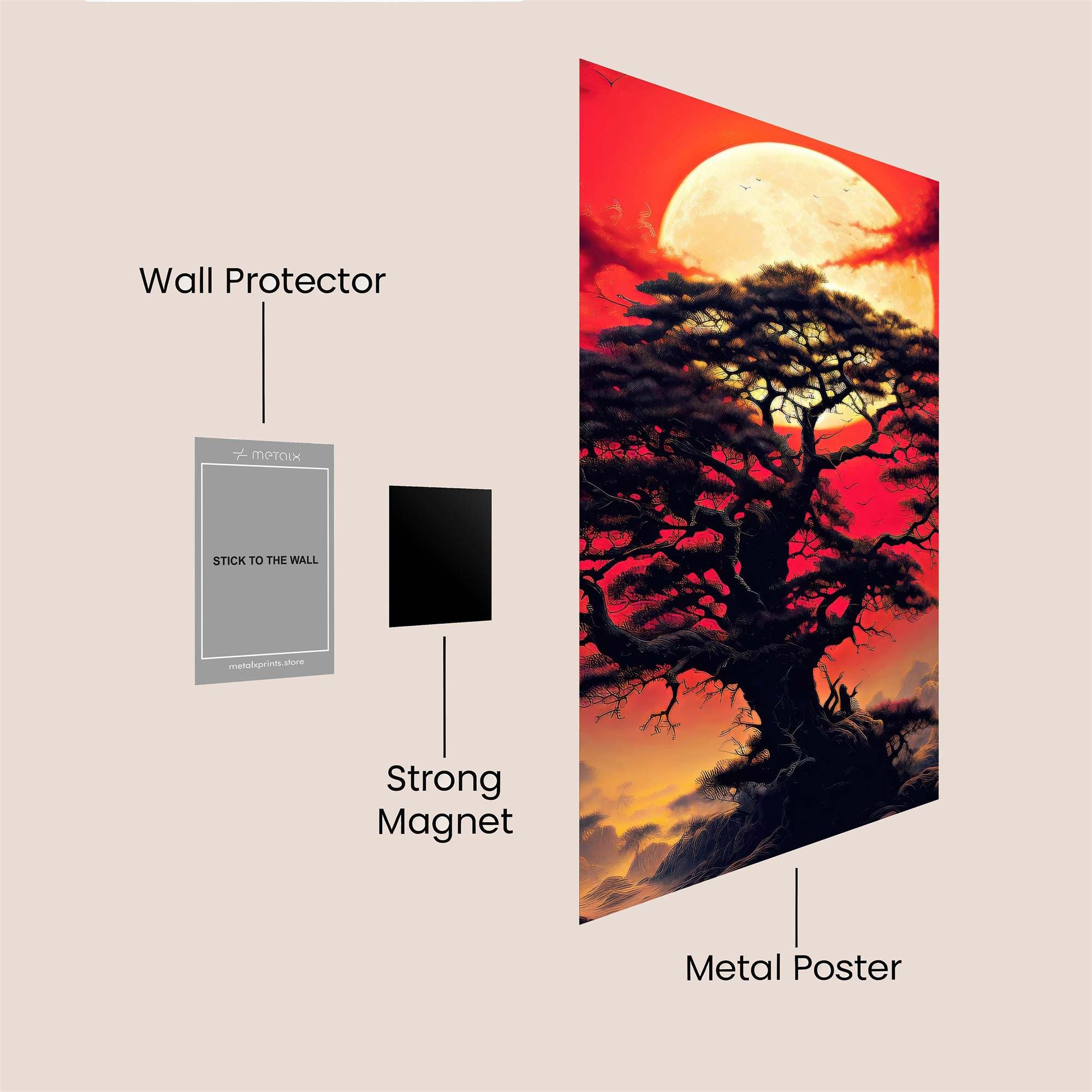 Moonlit Majesty Safe Wall Magnetic / M