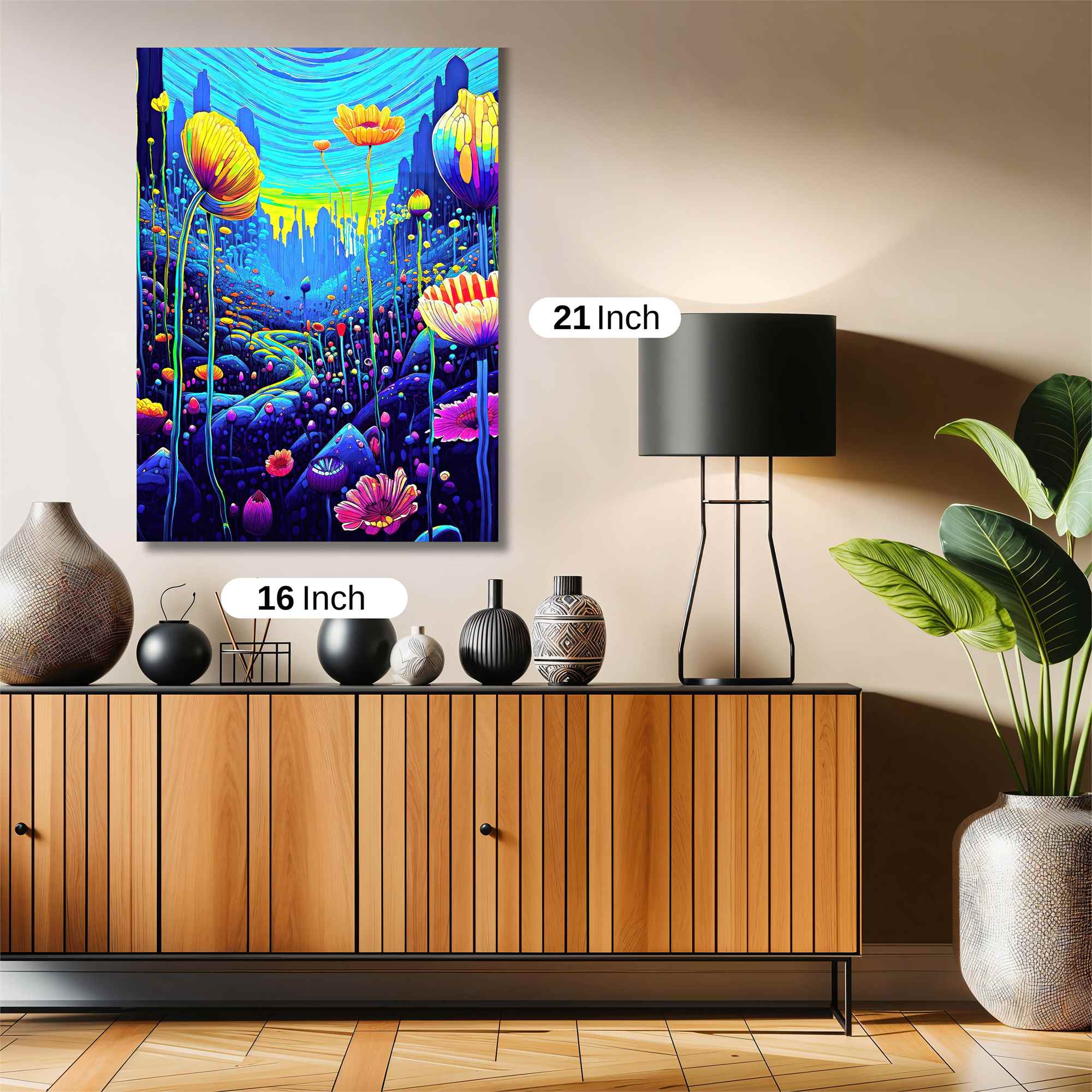 Floral Dreamscape Safe Wall Magnetic / M