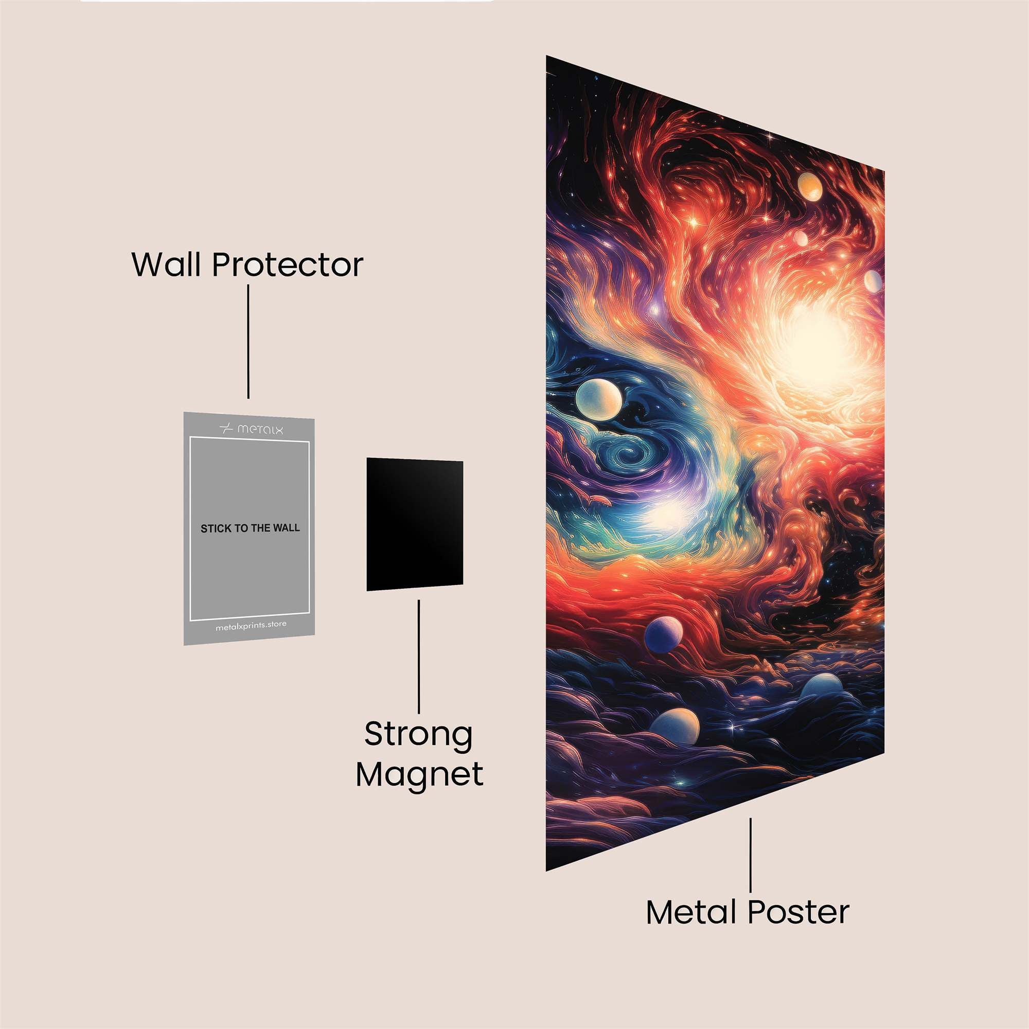 Cosmic Rapture Safe Wall Magnetic / M