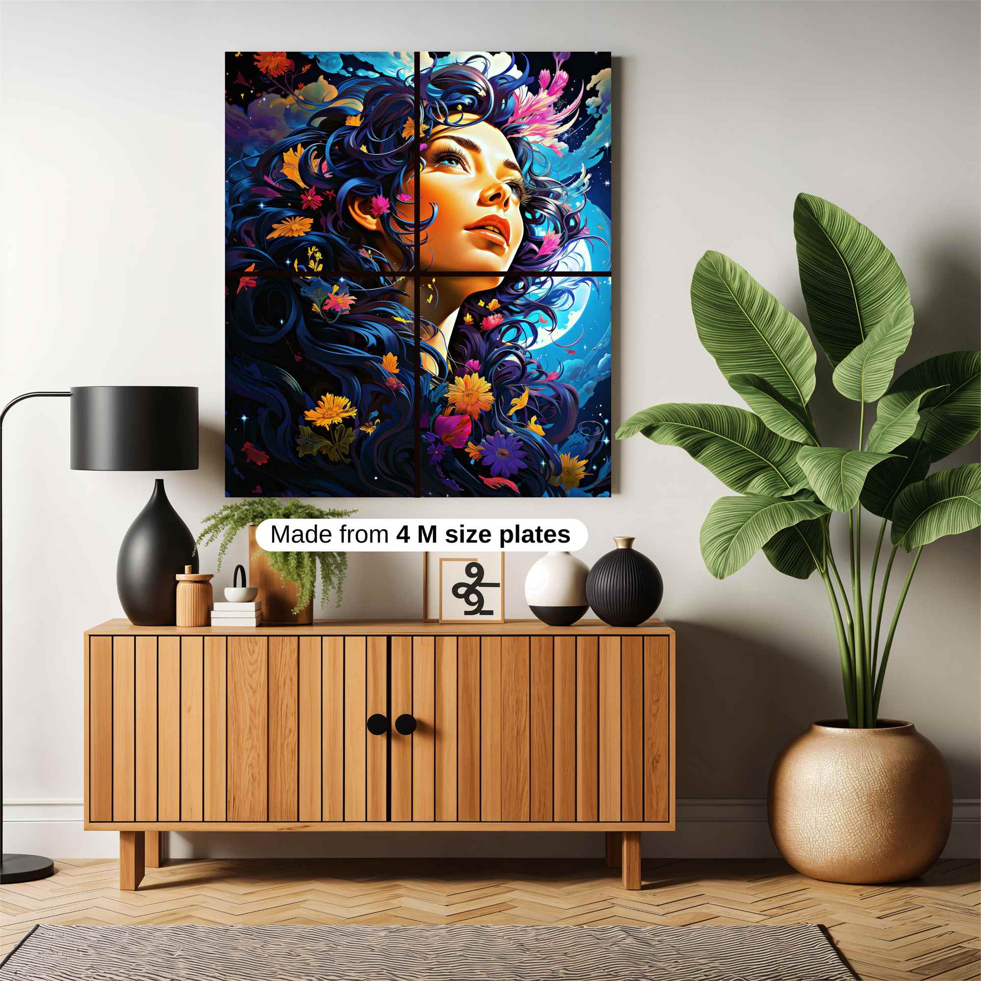 Floral Dream Safe Wall Magnetic / M