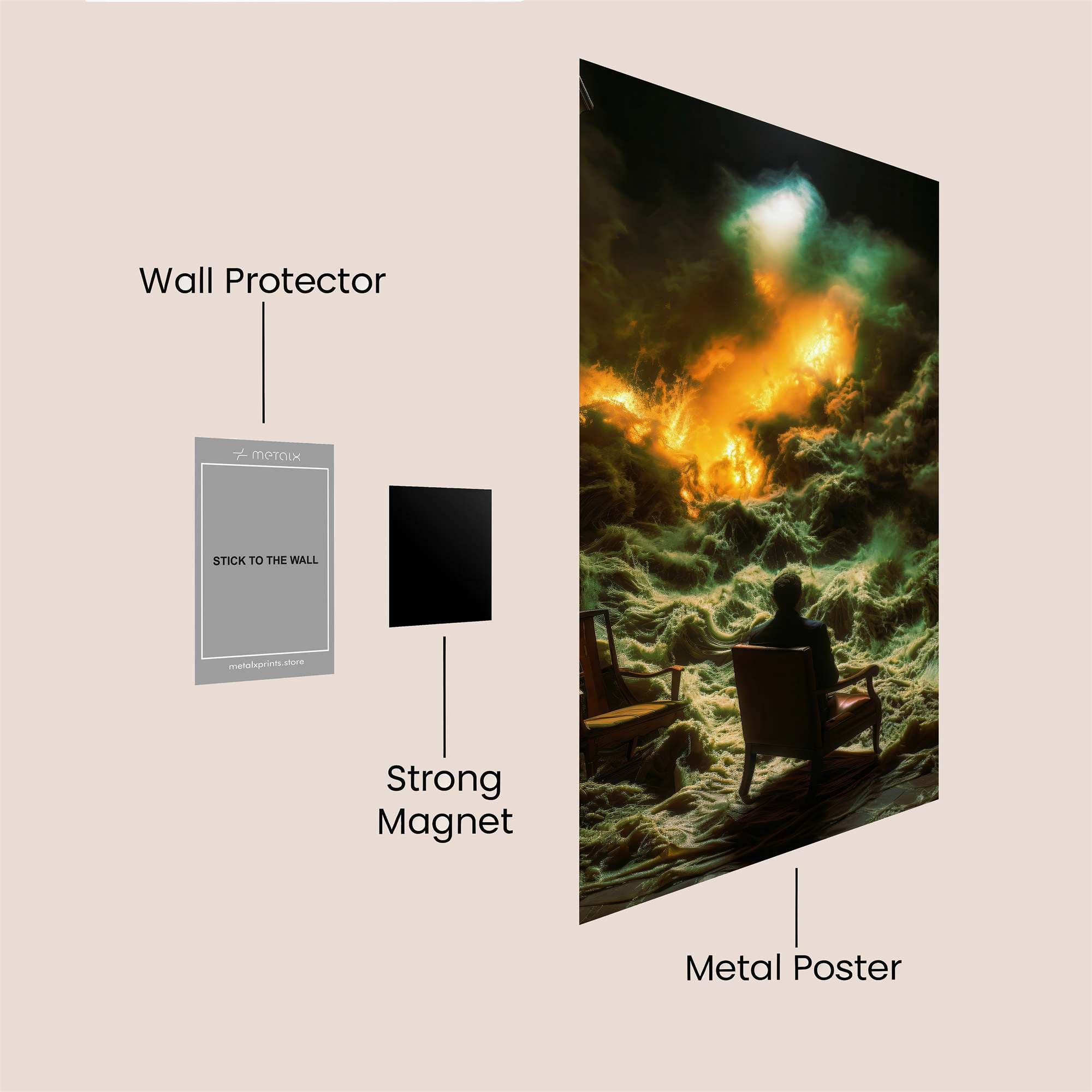 Inferno Dream Safe Wall Magnetic / M