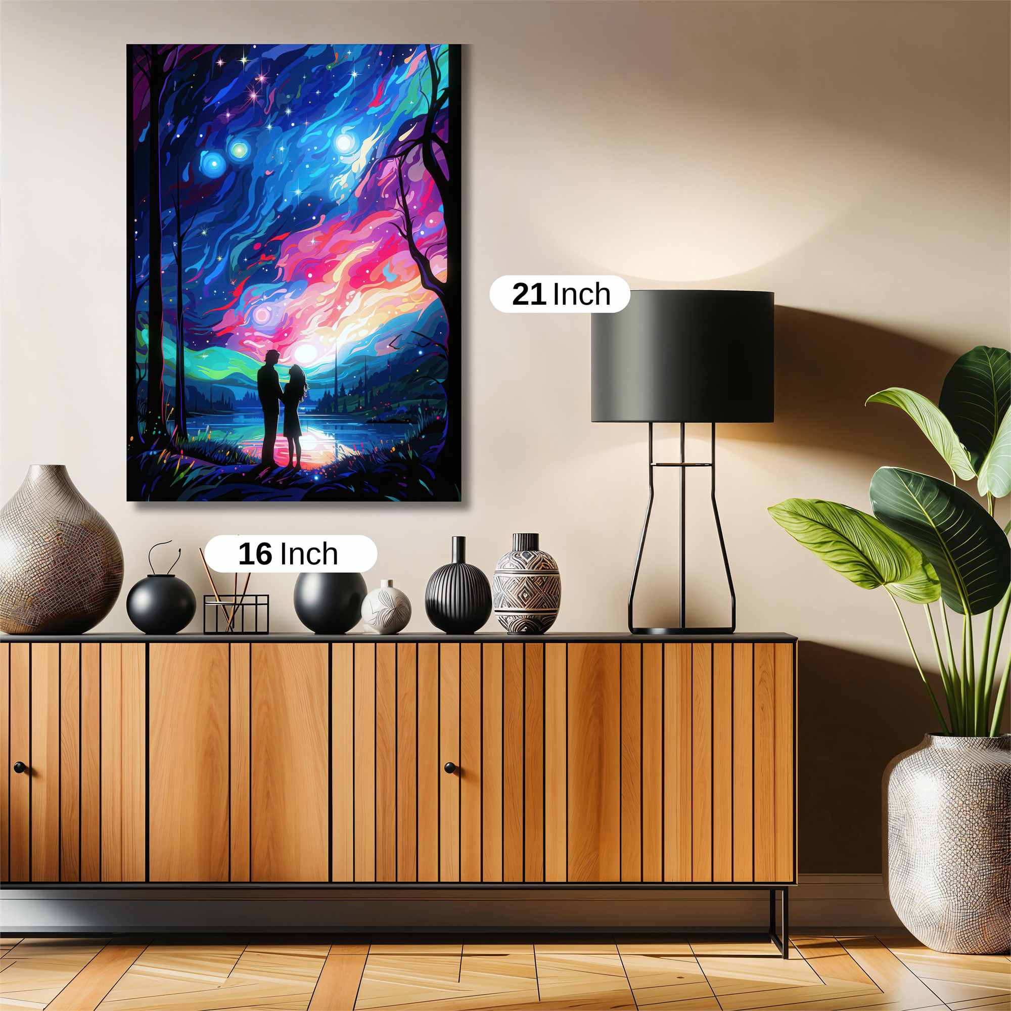 Lovers' Aurora Safe Wall Magnetic / M