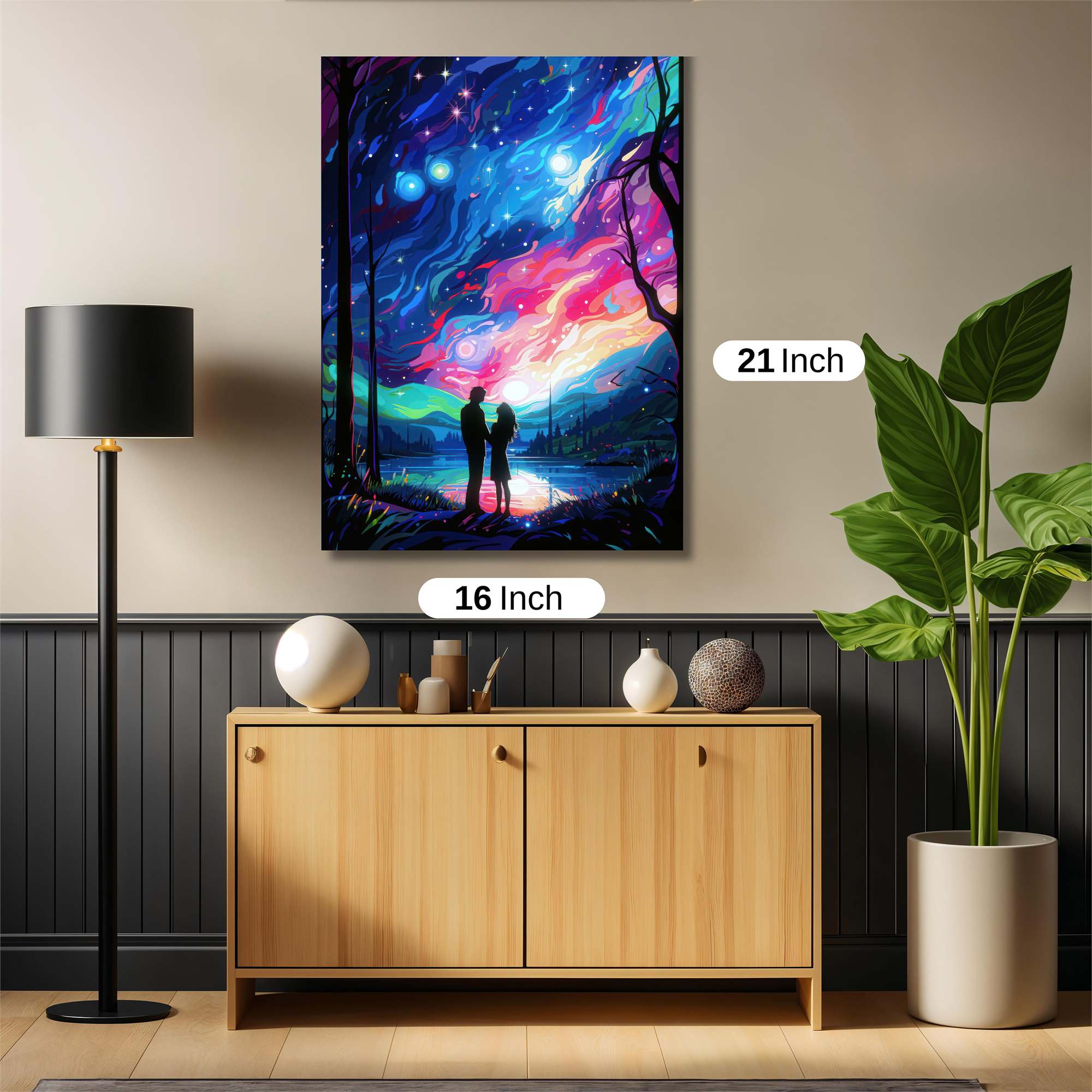 Lovers' Aurora Safe Wall Magnetic / M