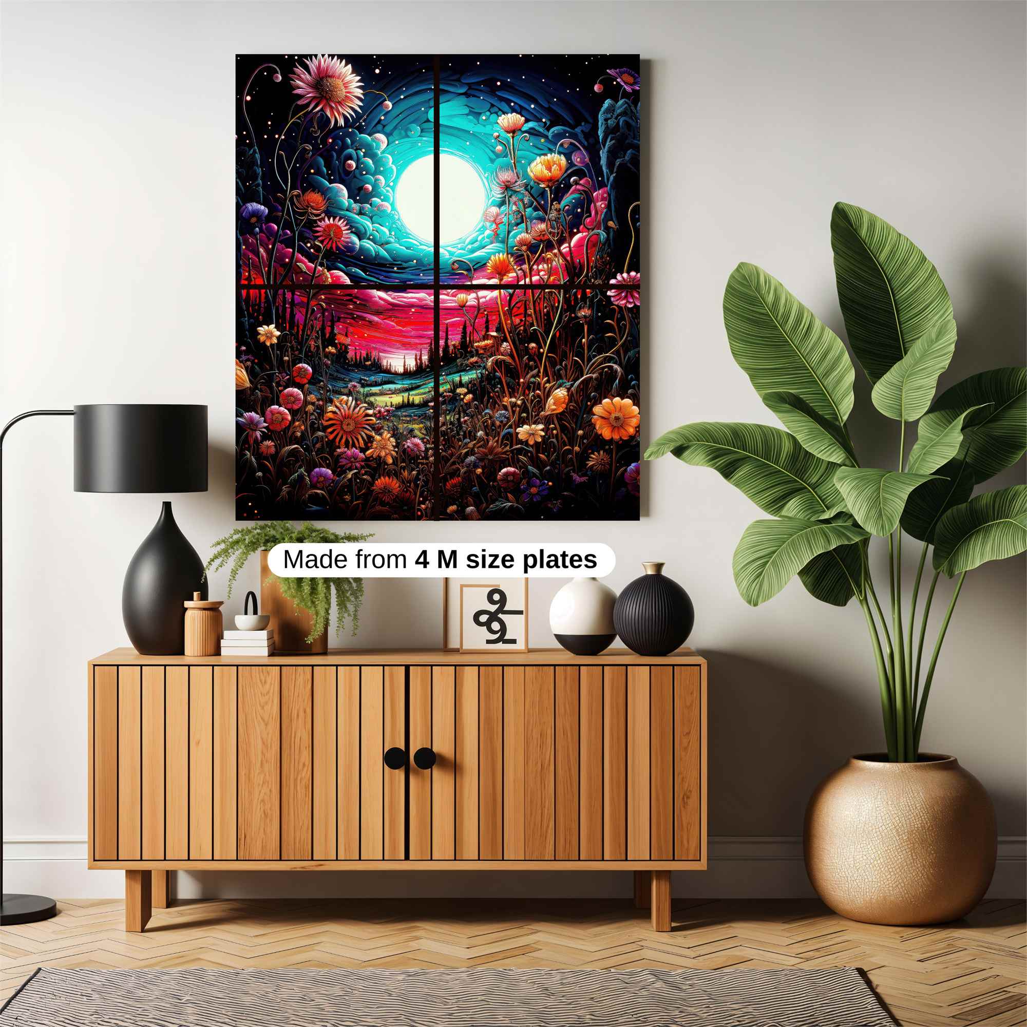 Moonlit Dreamscape Safe Wall Magnetic / M