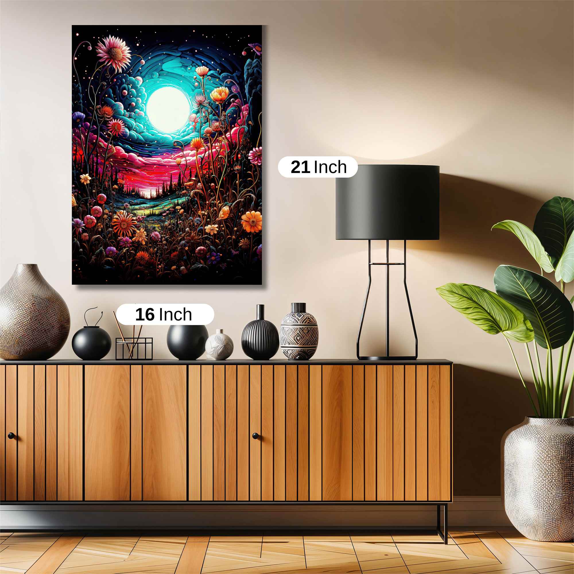 Moonlit Dreamscape Safe Wall Magnetic / M