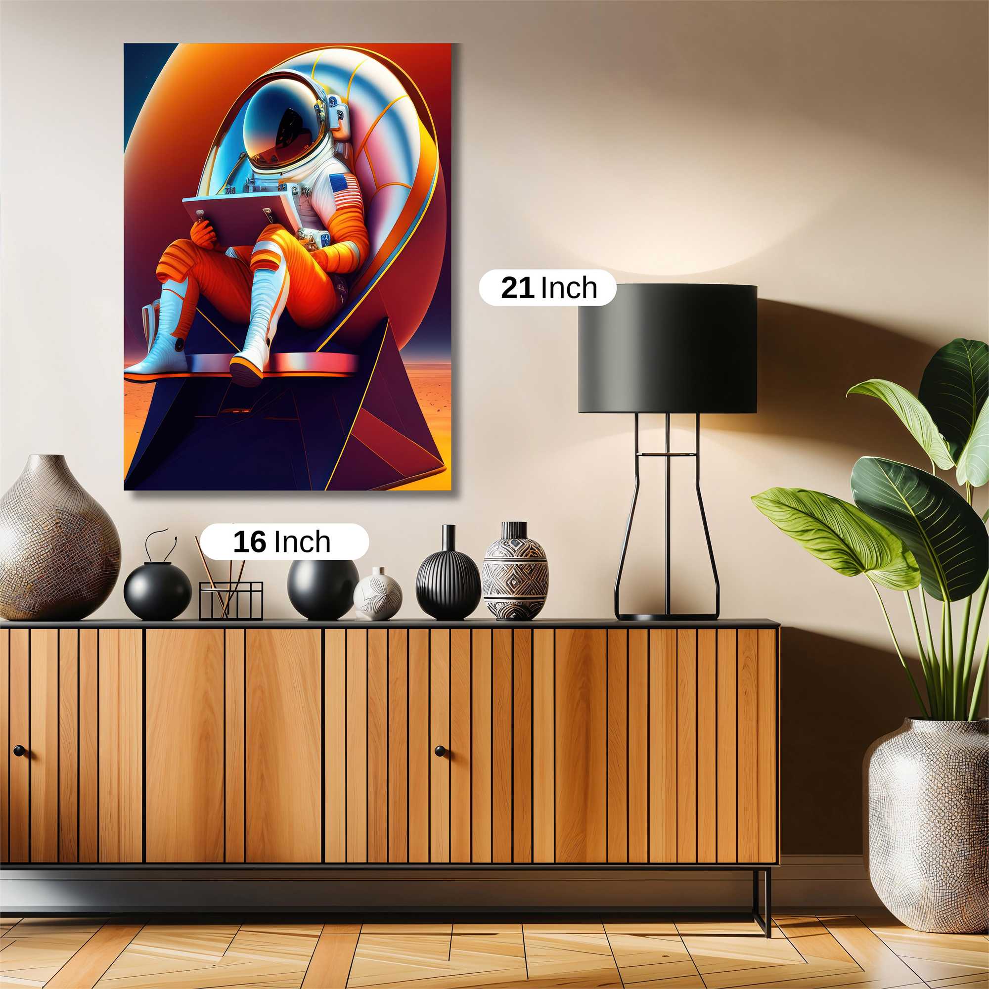 Astronaut Dreaming Safe Wall Magnetic / M