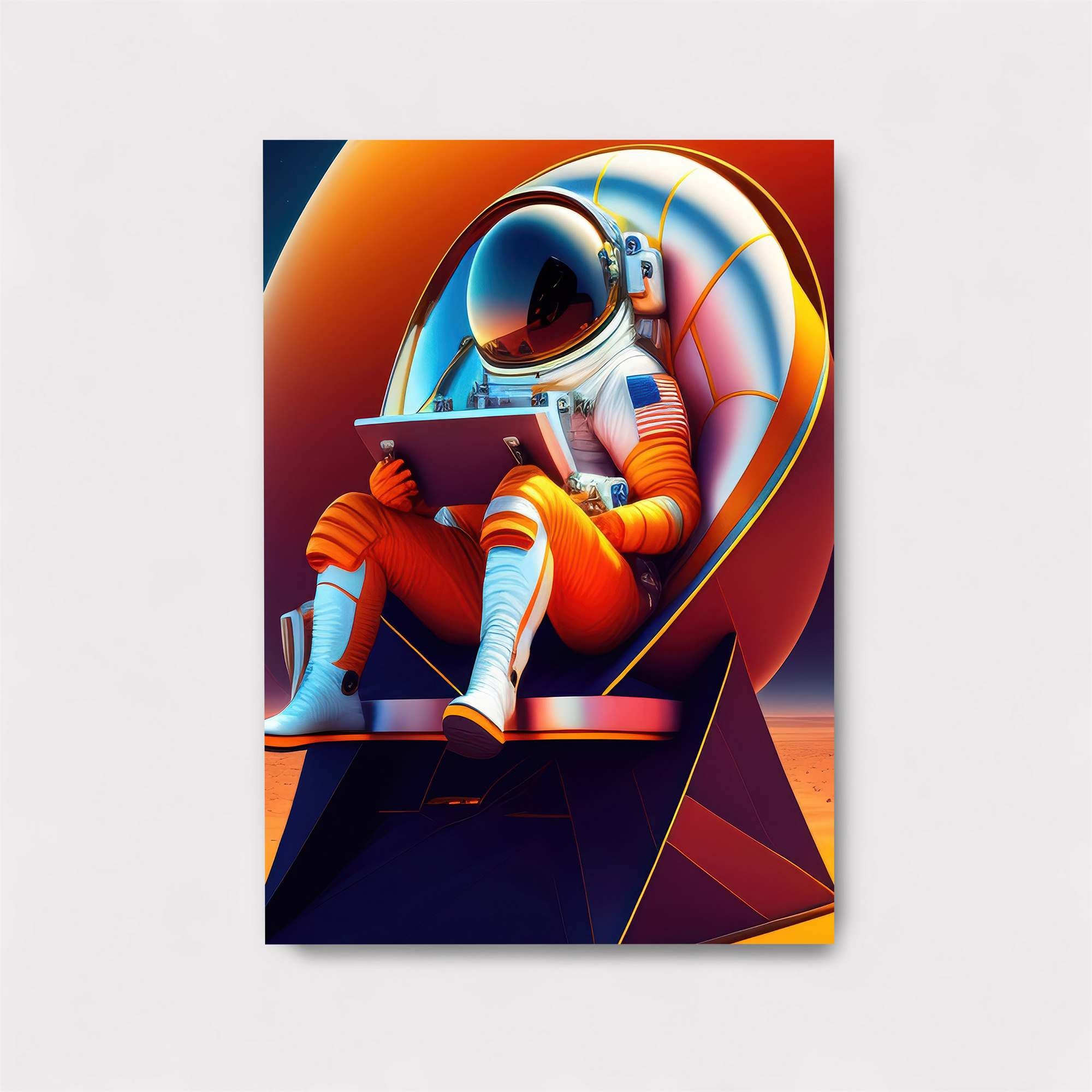 Astronaut Dreaming Safe Wall Magnetic / M