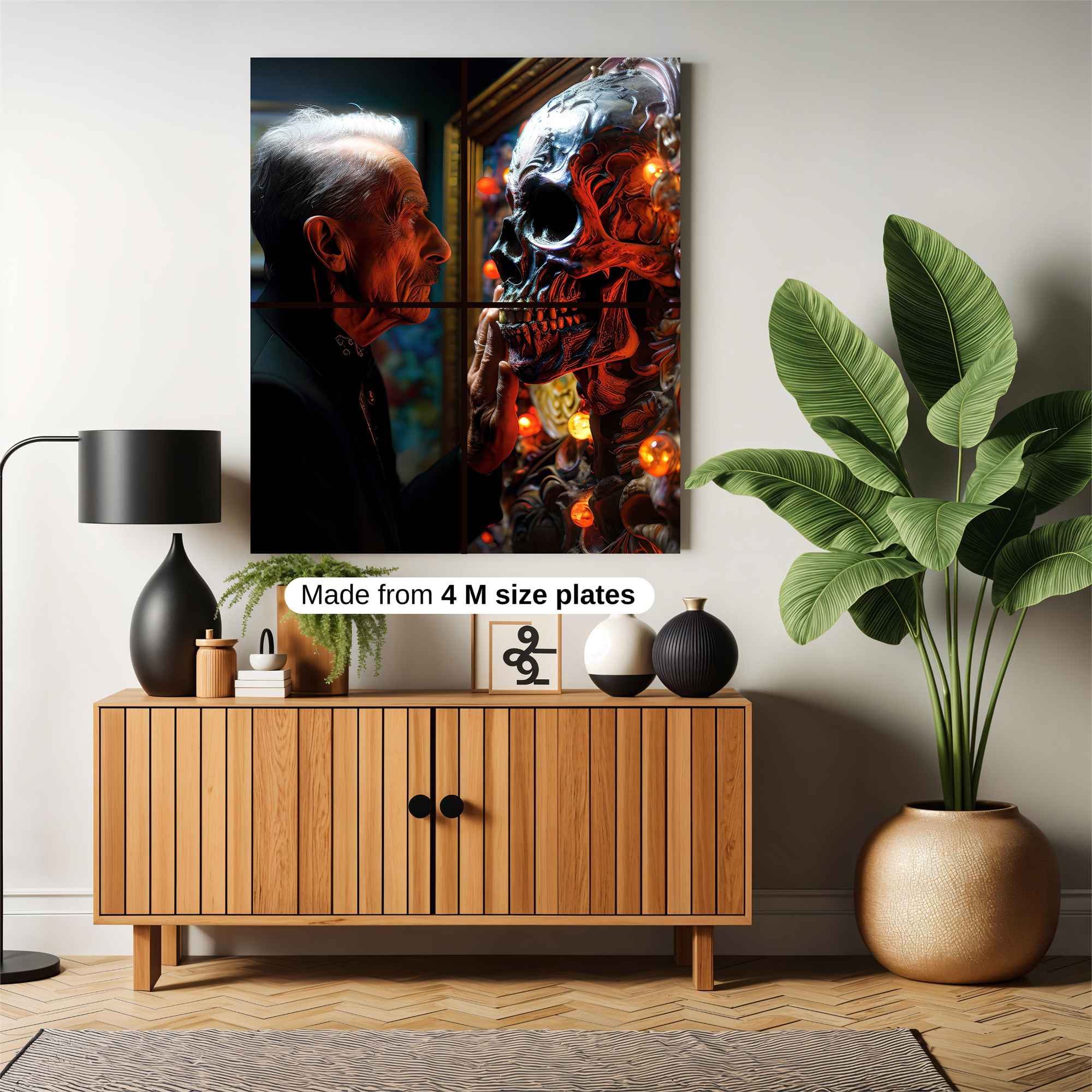 Skull Whispers Safe Wall Magnetic / M