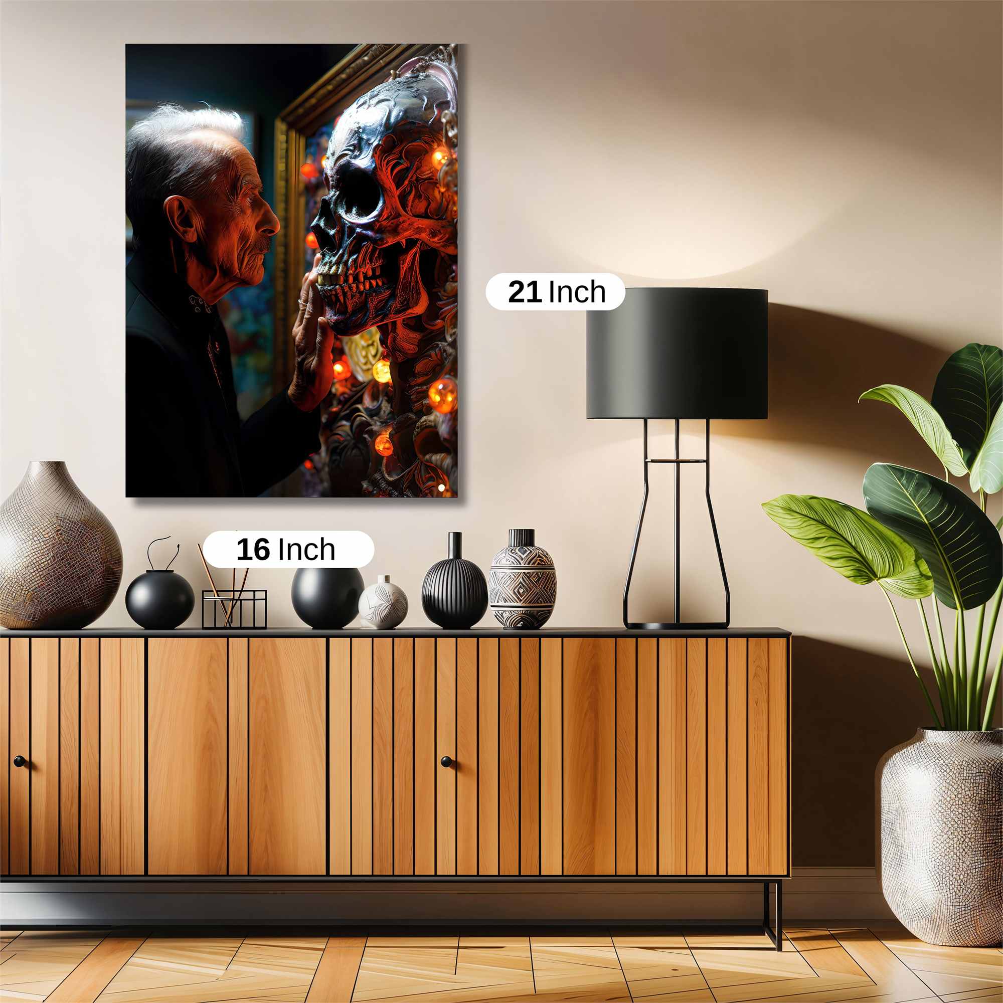 Skull Whispers Safe Wall Magnetic / M