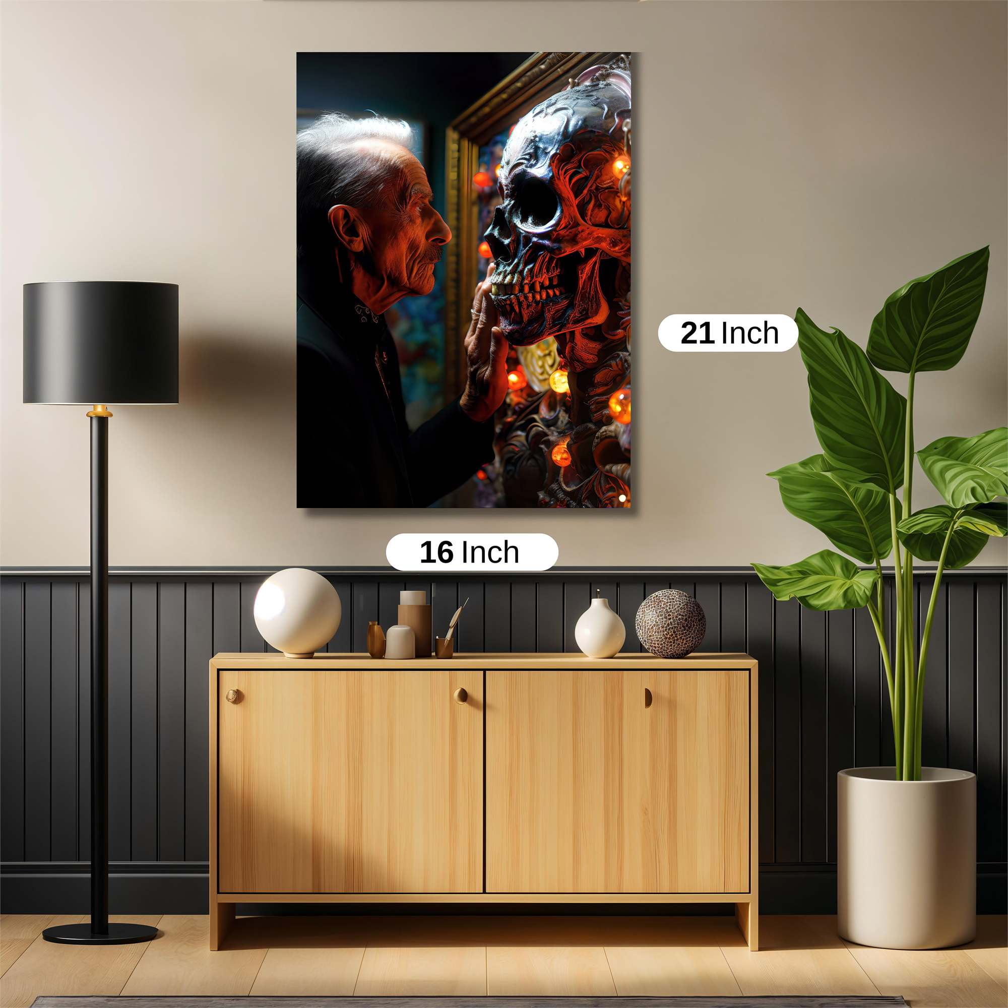 Skull Whispers Safe Wall Magnetic / M