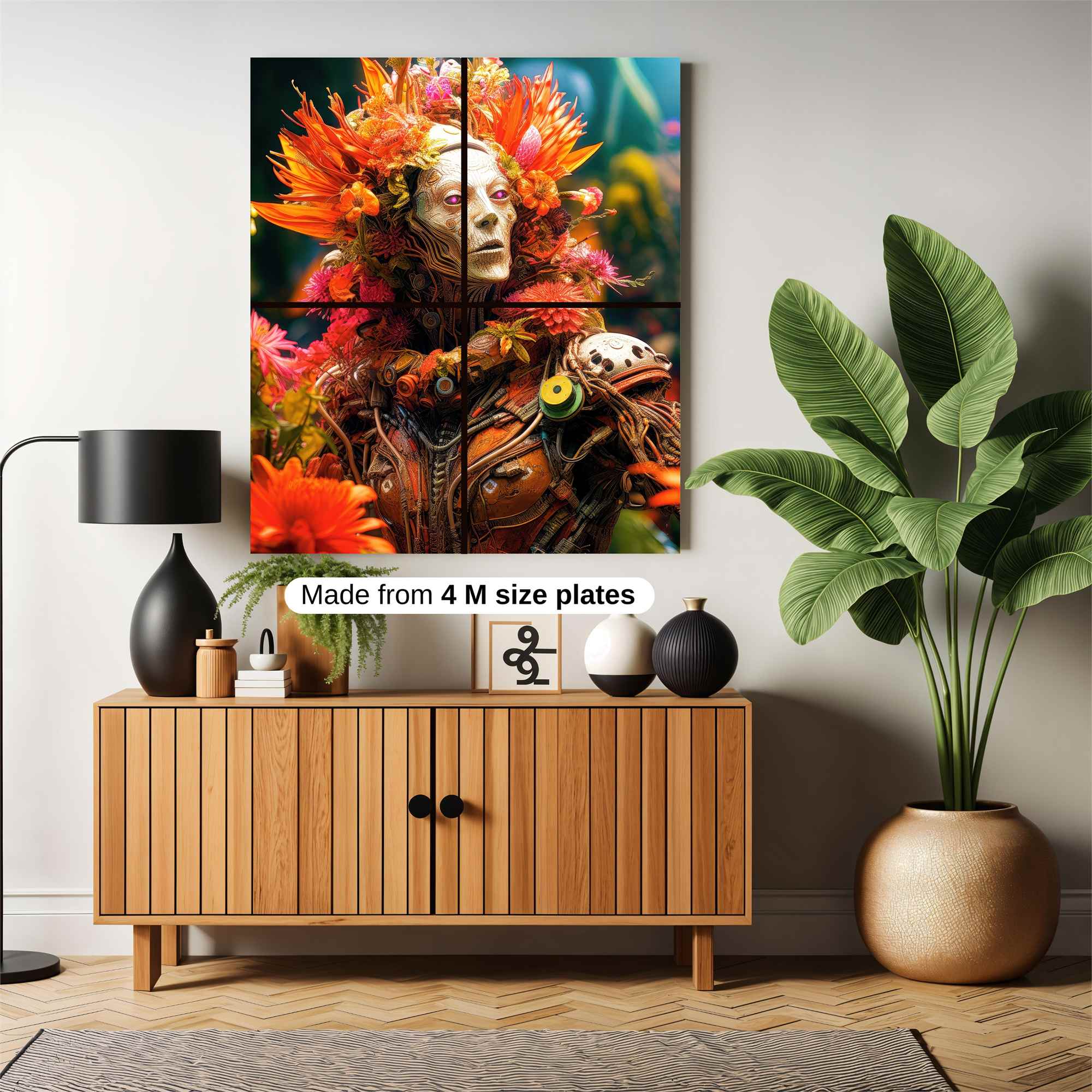 Floral Enigma Safe Wall Magnetic / M