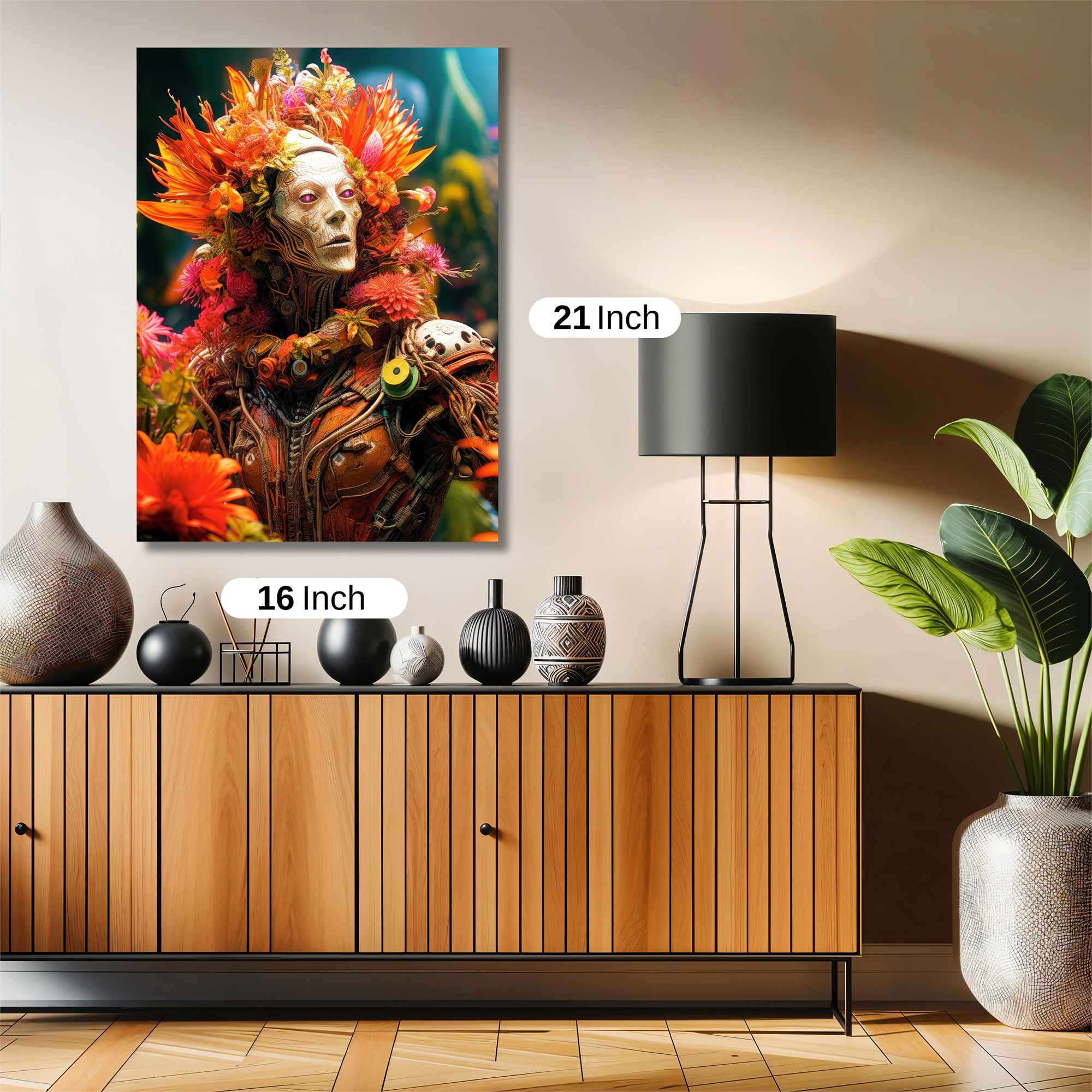 Floral Enigma Safe Wall Magnetic / M