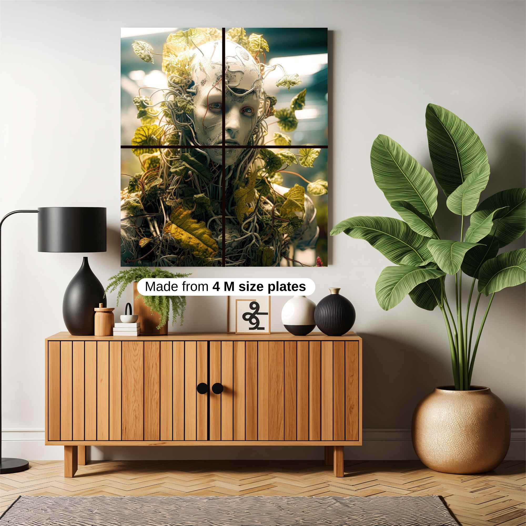 FloralElegance Safe Wall Magnetic / M