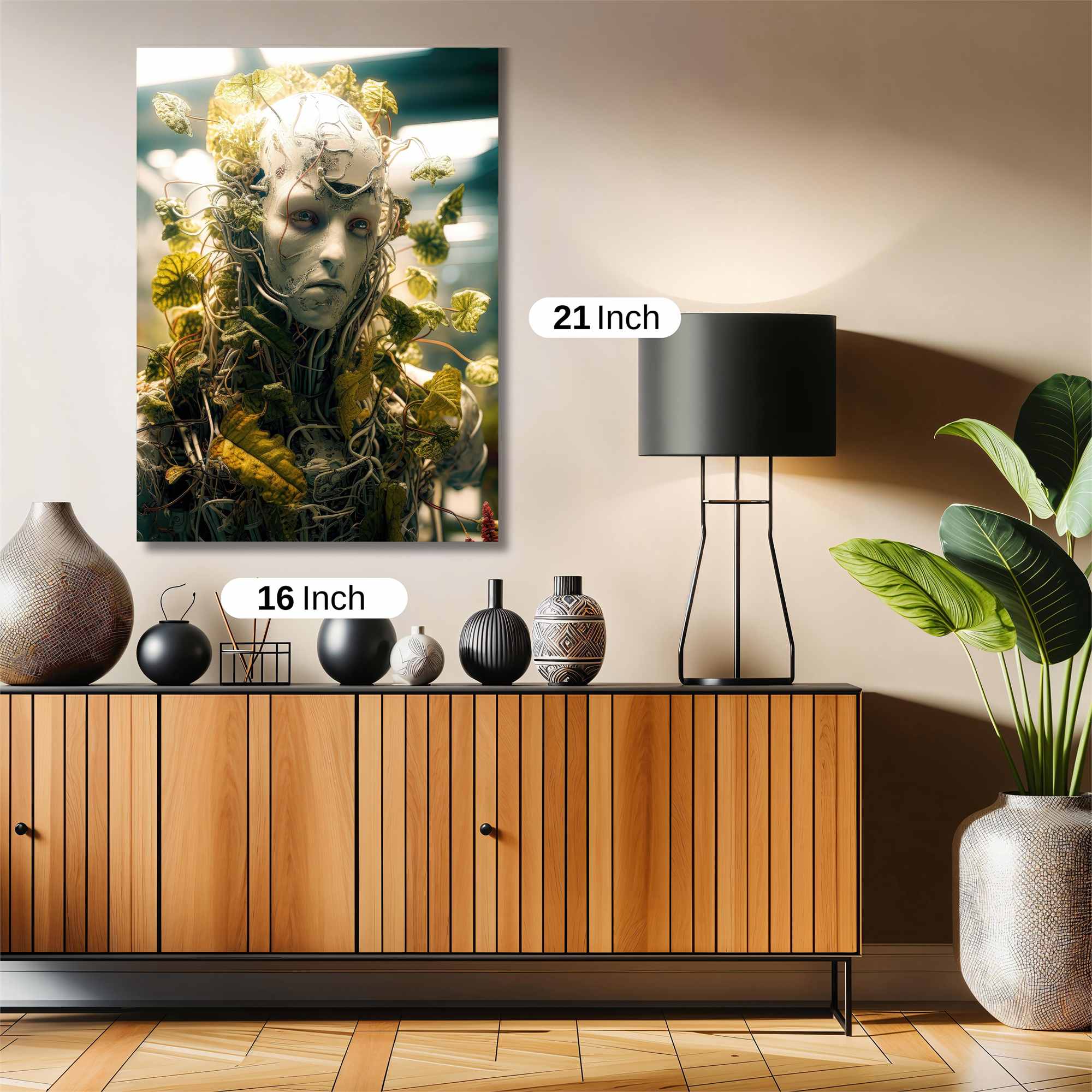 FloralElegance Safe Wall Magnetic / M