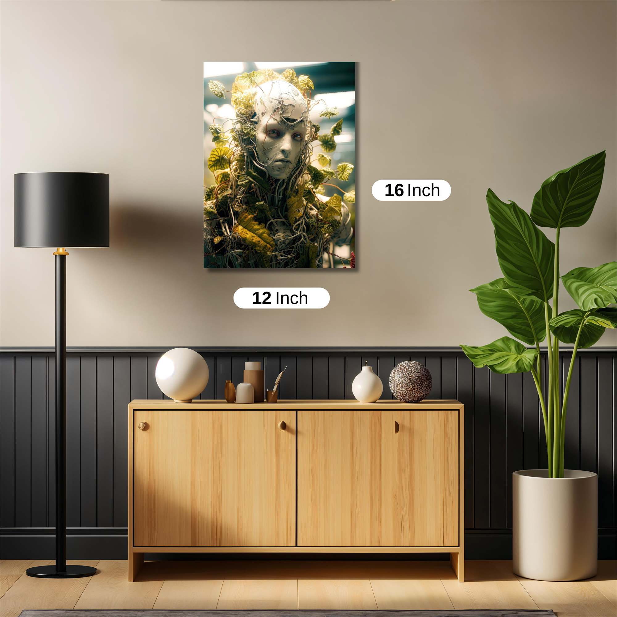 FloralElegance Safe Wall Magnetic / M