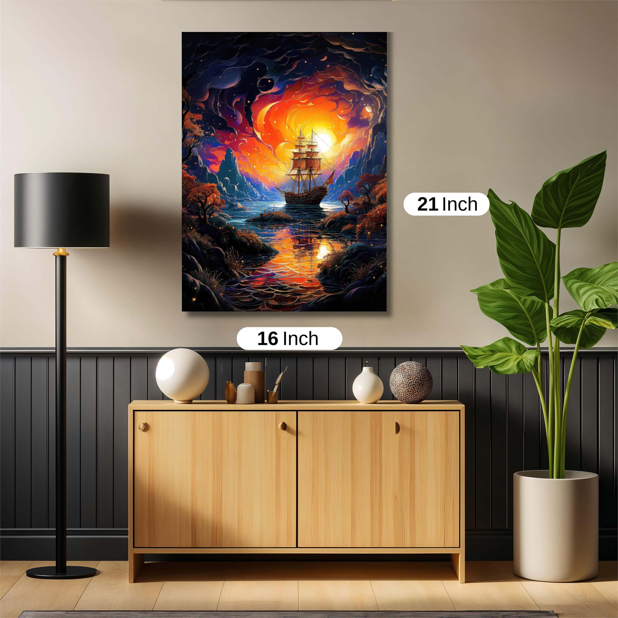 Sunset Odyssey Safe Wall Magnetic / M