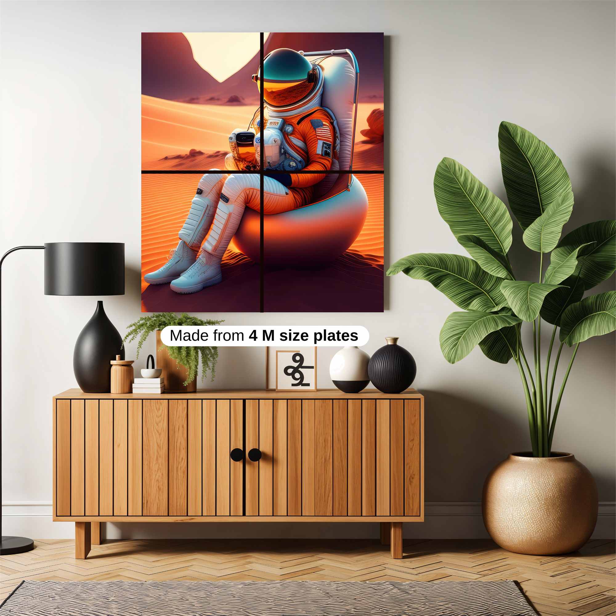 Astronaut Tranquil Safe Wall Magnetic / M