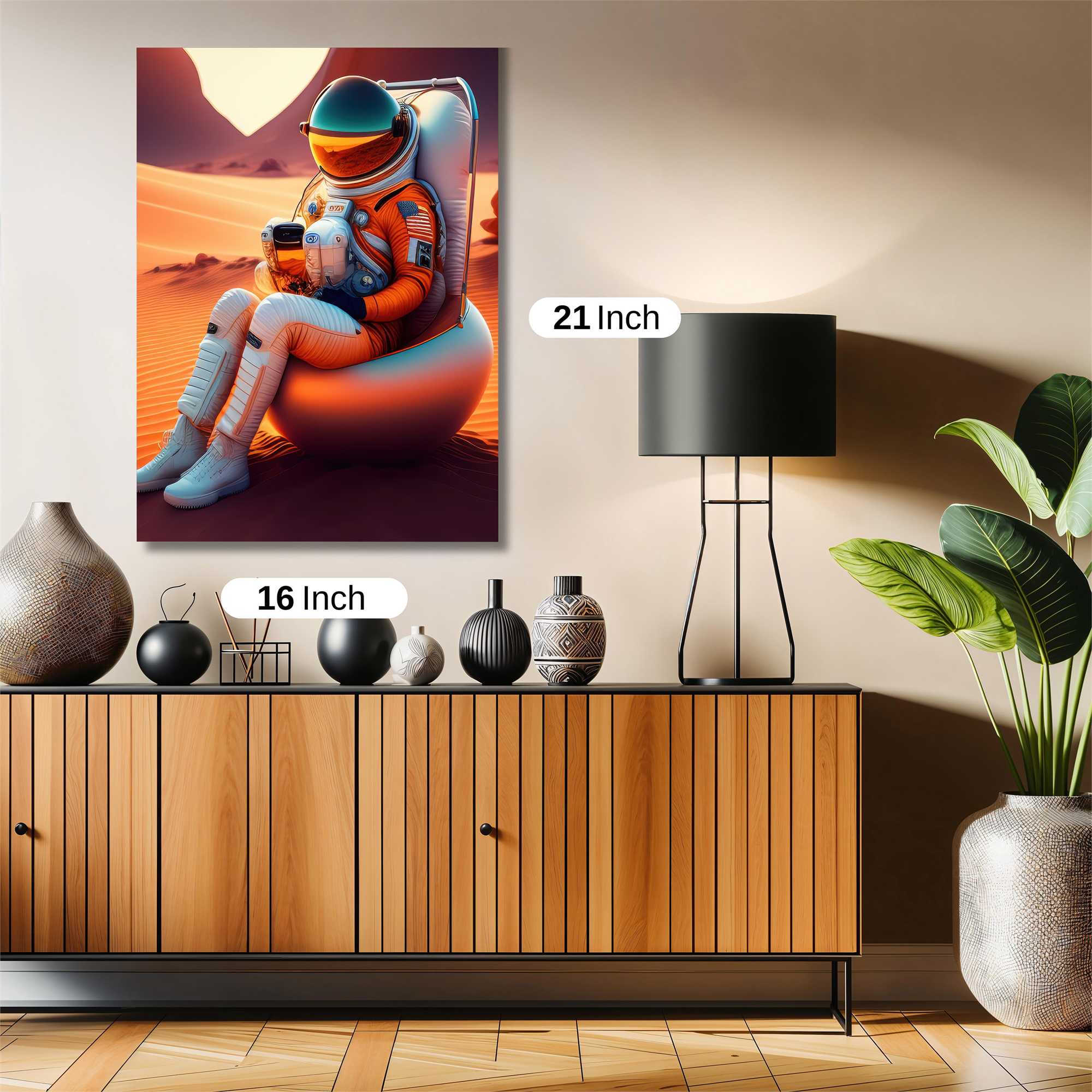 Astronaut Tranquil Safe Wall Magnetic / M