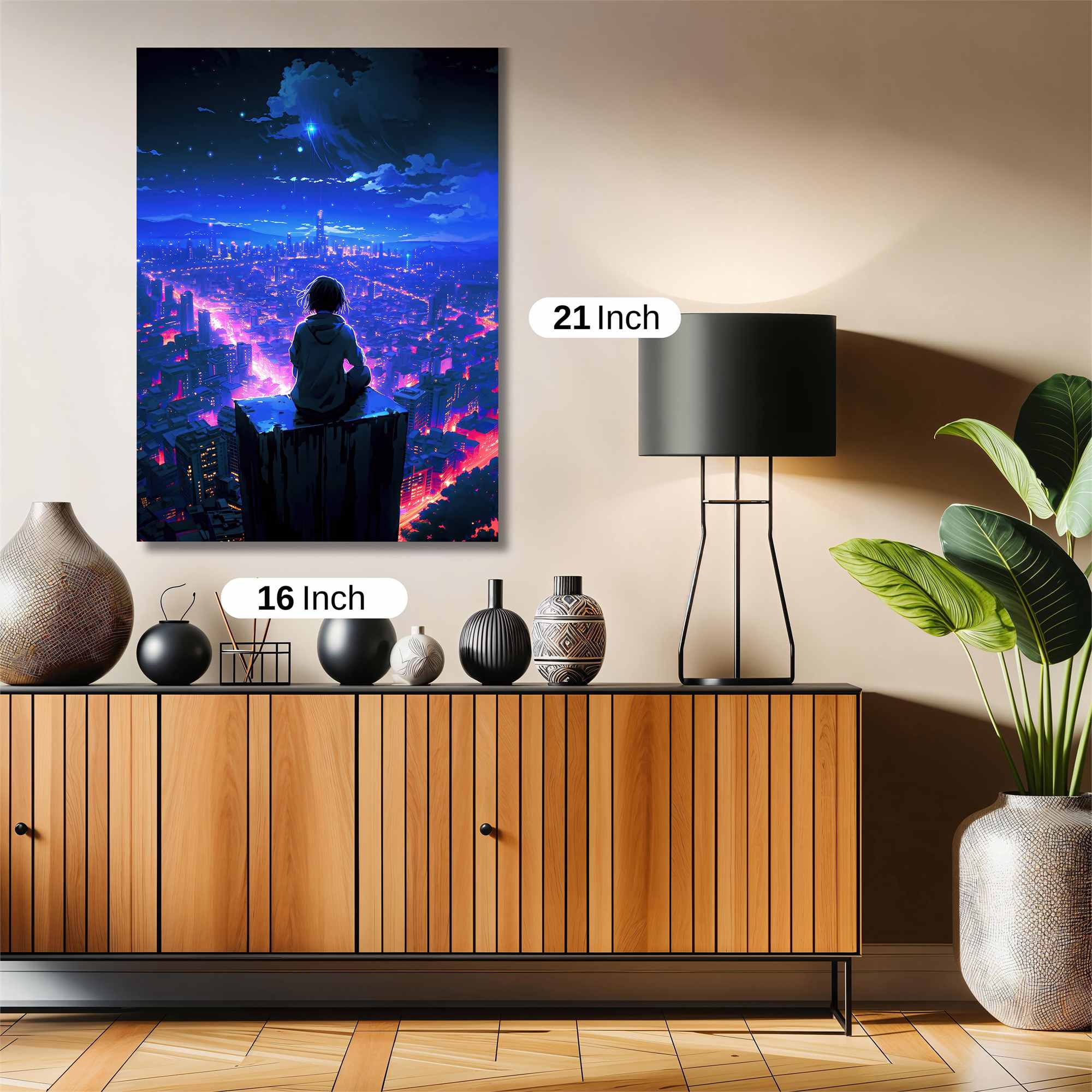 City Dreamscape Safe Wall Magnetic / M