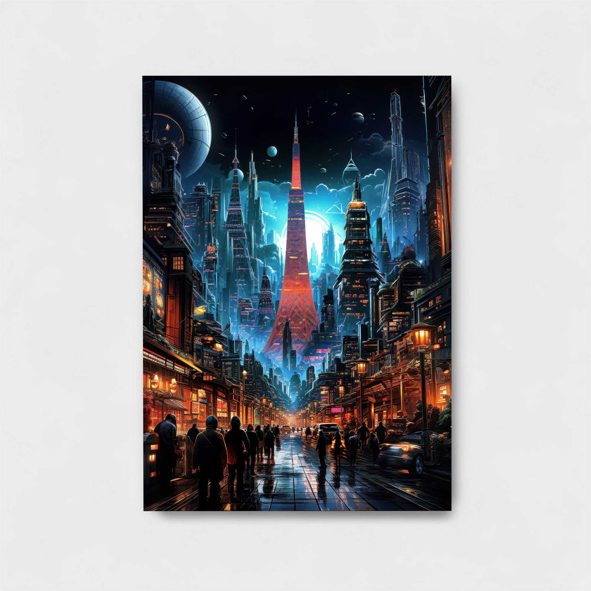 Neon Metropolis Safe Wall Magnetic / M