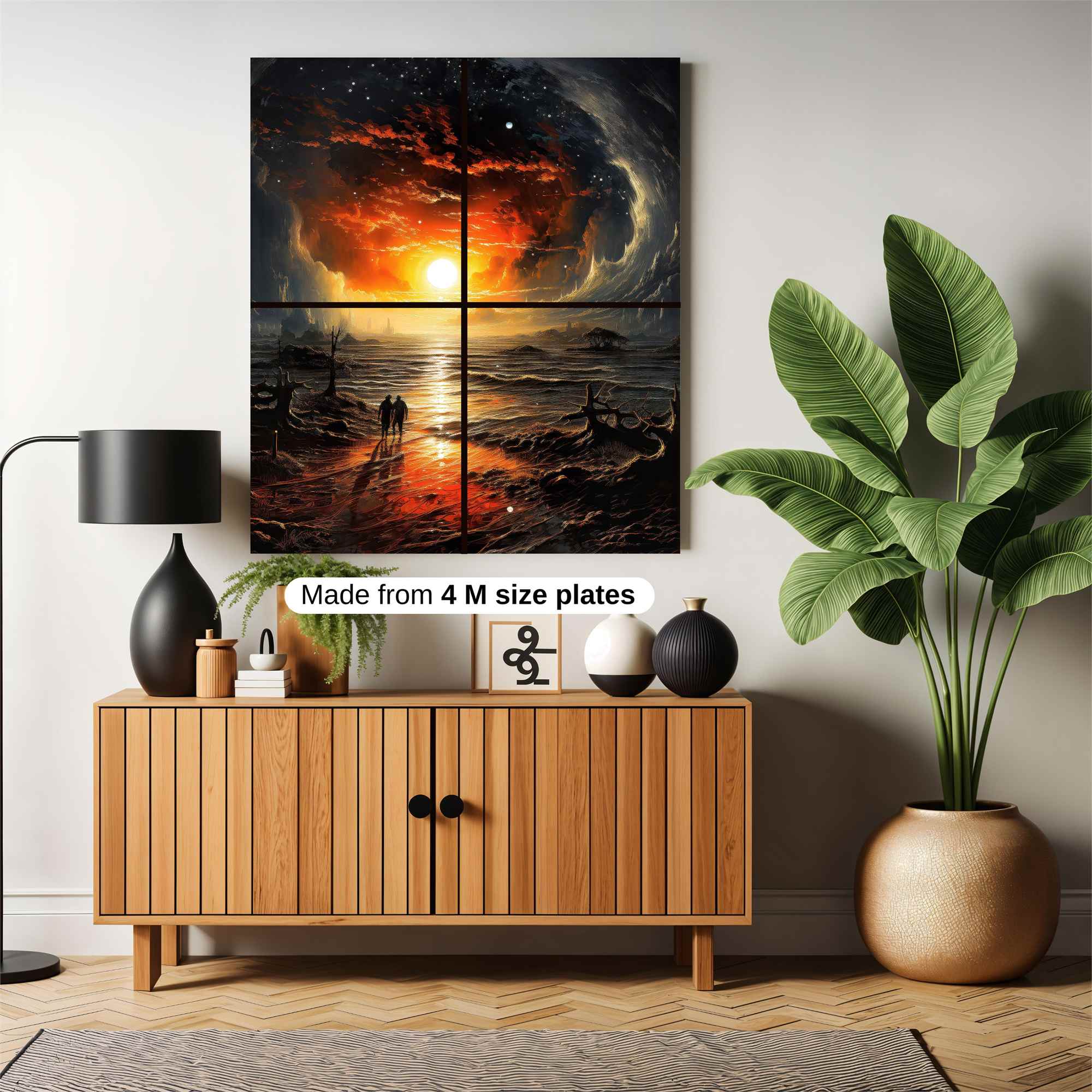 Sunset Serenity Safe Wall Magnetic / M