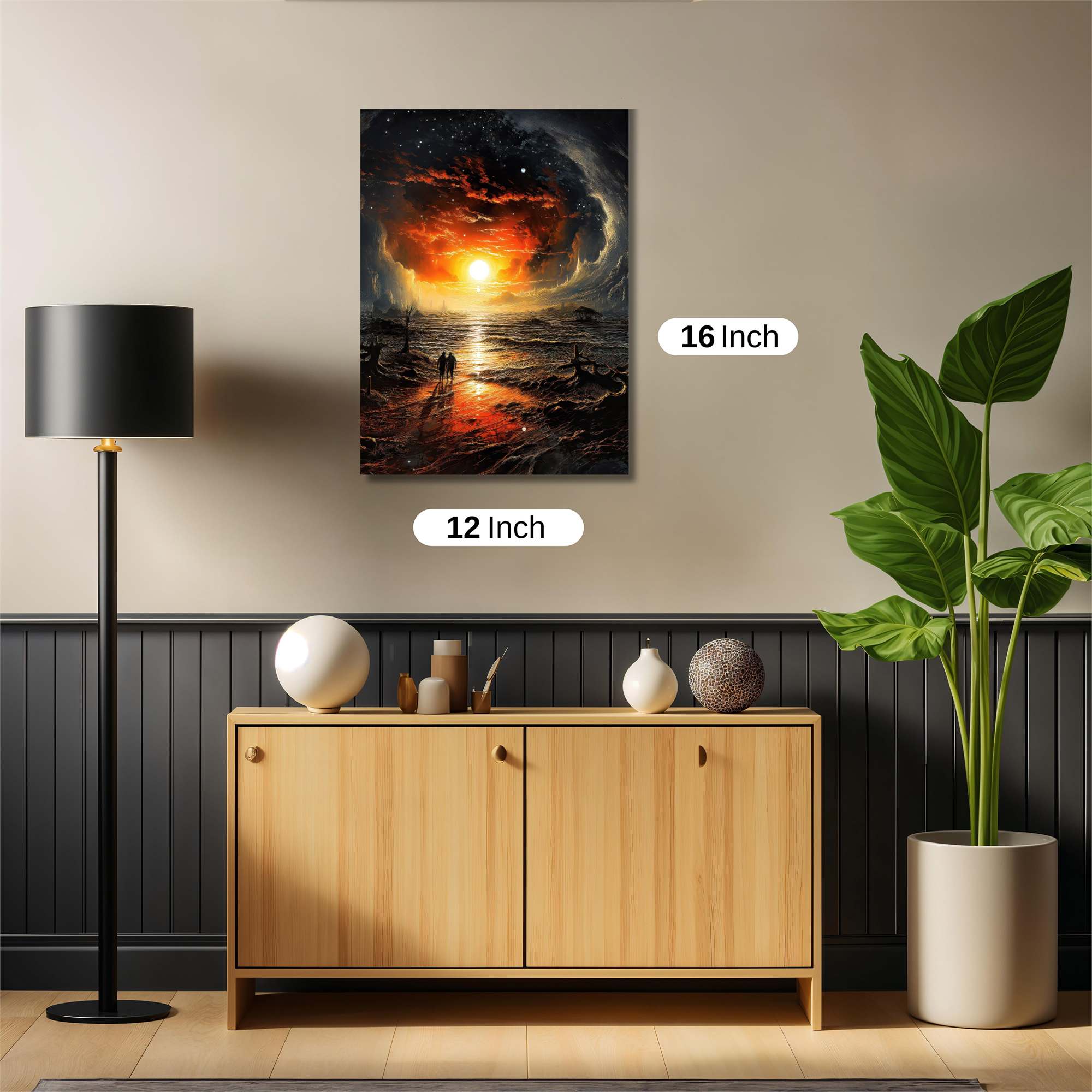 Sunset Serenity Safe Wall Magnetic / M