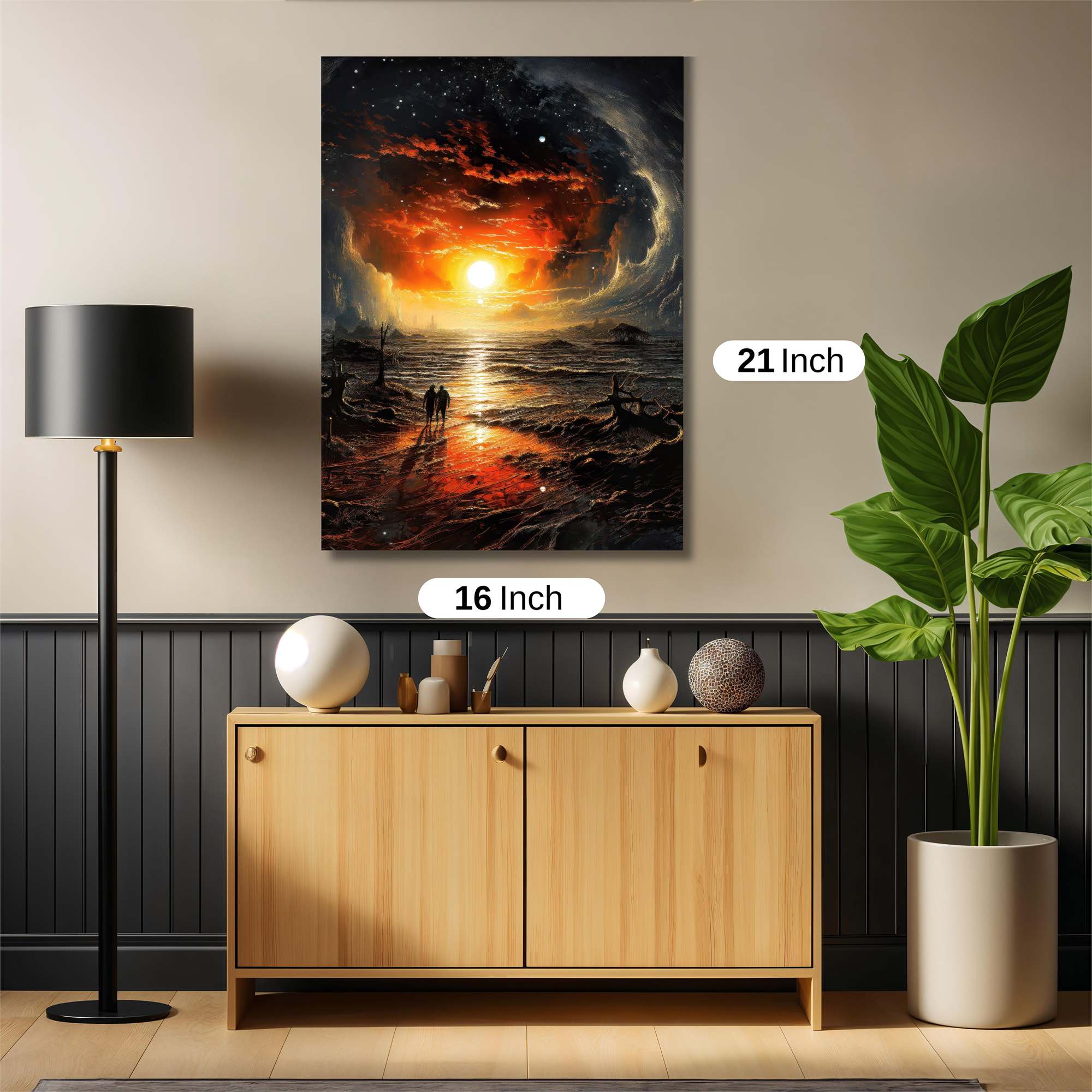 Sunset Serenity Safe Wall Magnetic / M