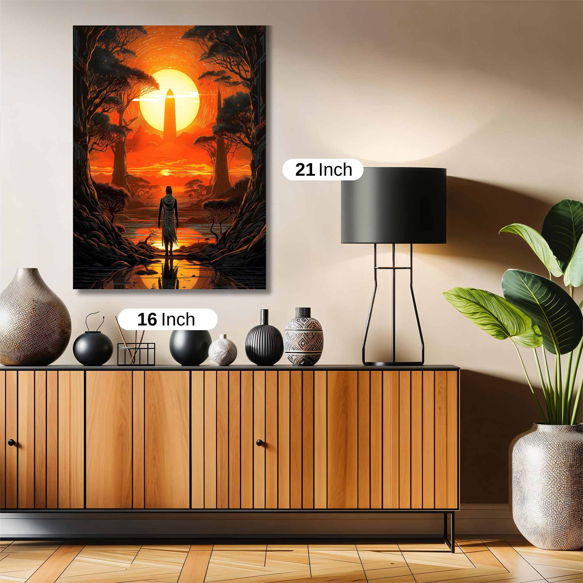 Sunrise Serenity Safe Wall Magnetic / M