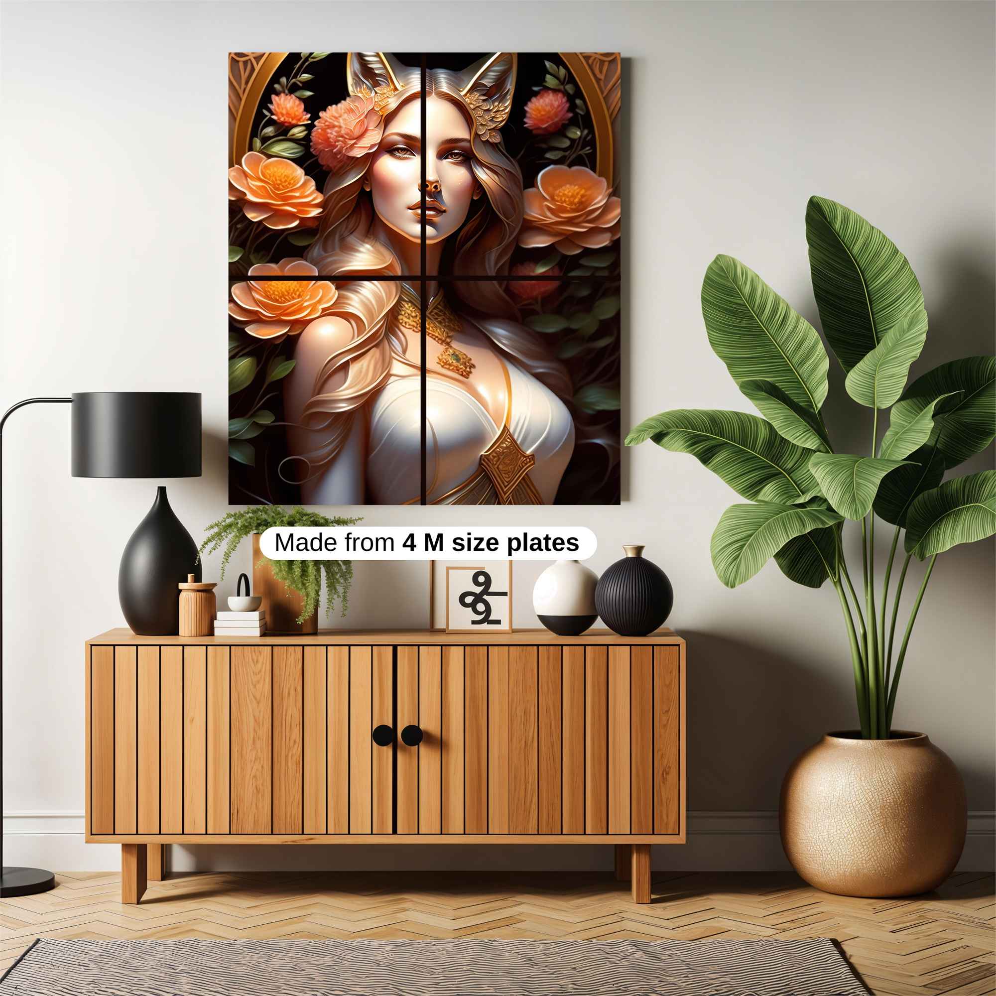 Feline Enchantment Safe Wall Magnetic / M