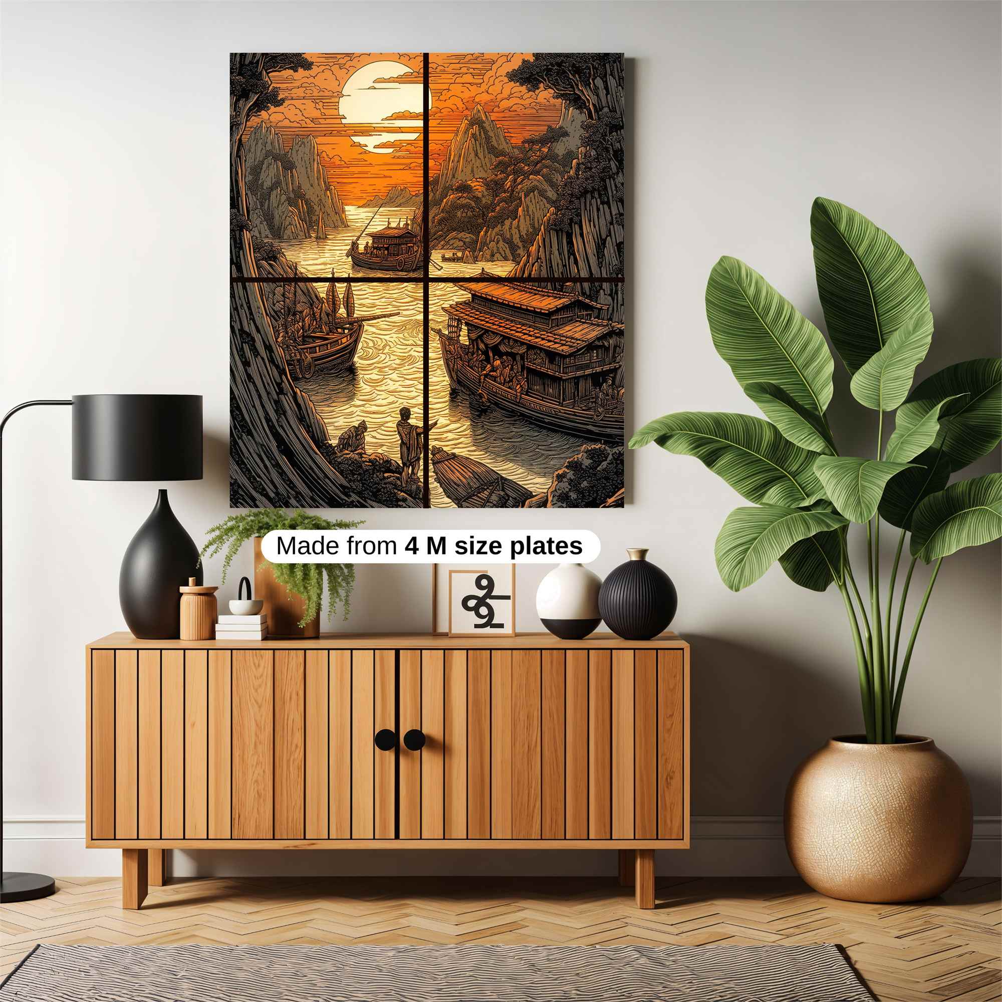 Sunset Serenity Safe Wall Magnetic / M