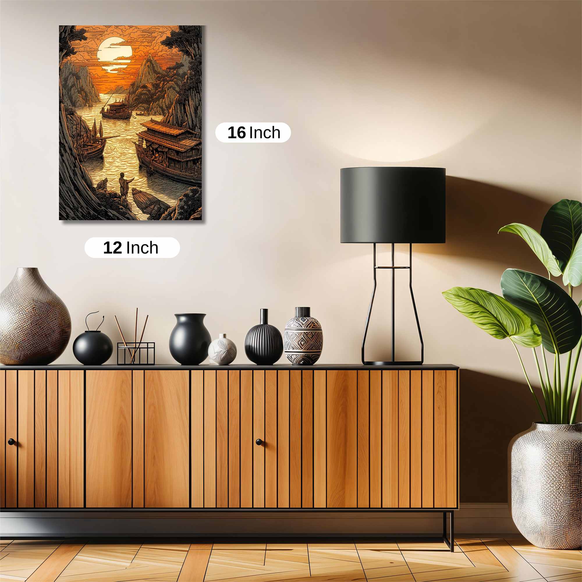 Sunset Serenity Safe Wall Magnetic / M