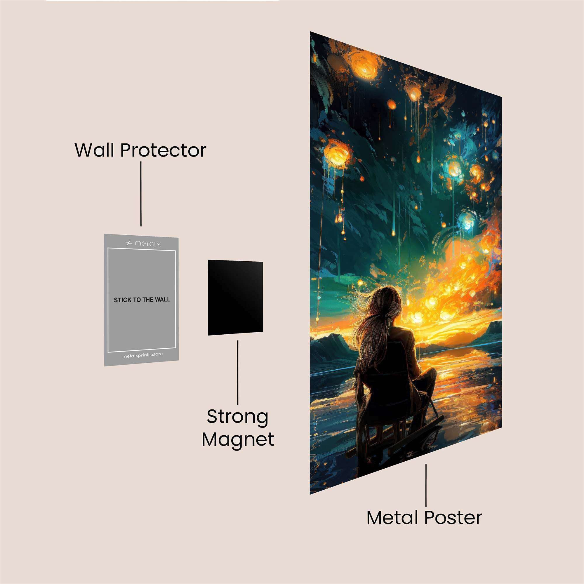 Celestial Serenity Safe Wall Magnetic / M
