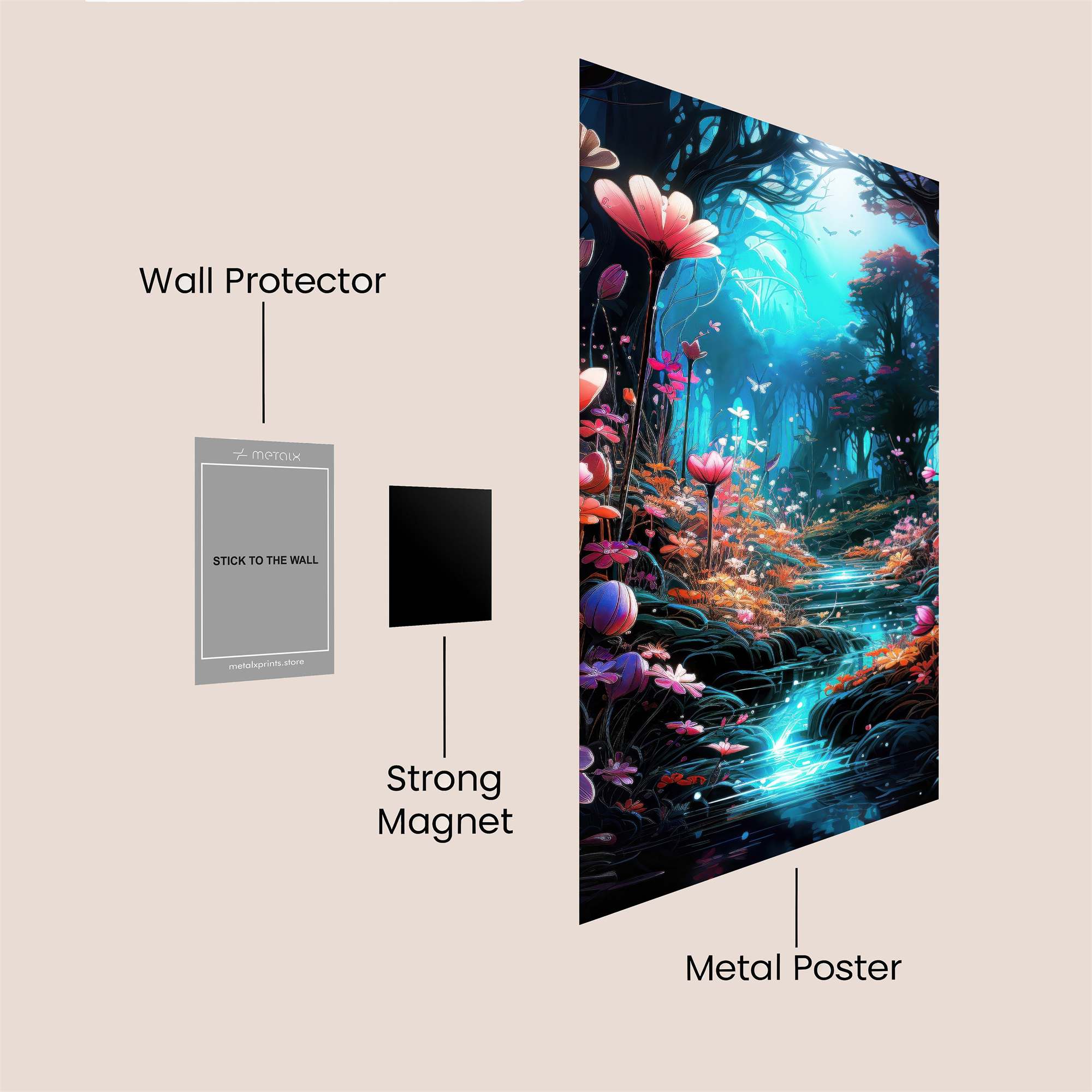 Enchanted Serenity Safe Wall Magnetic / M