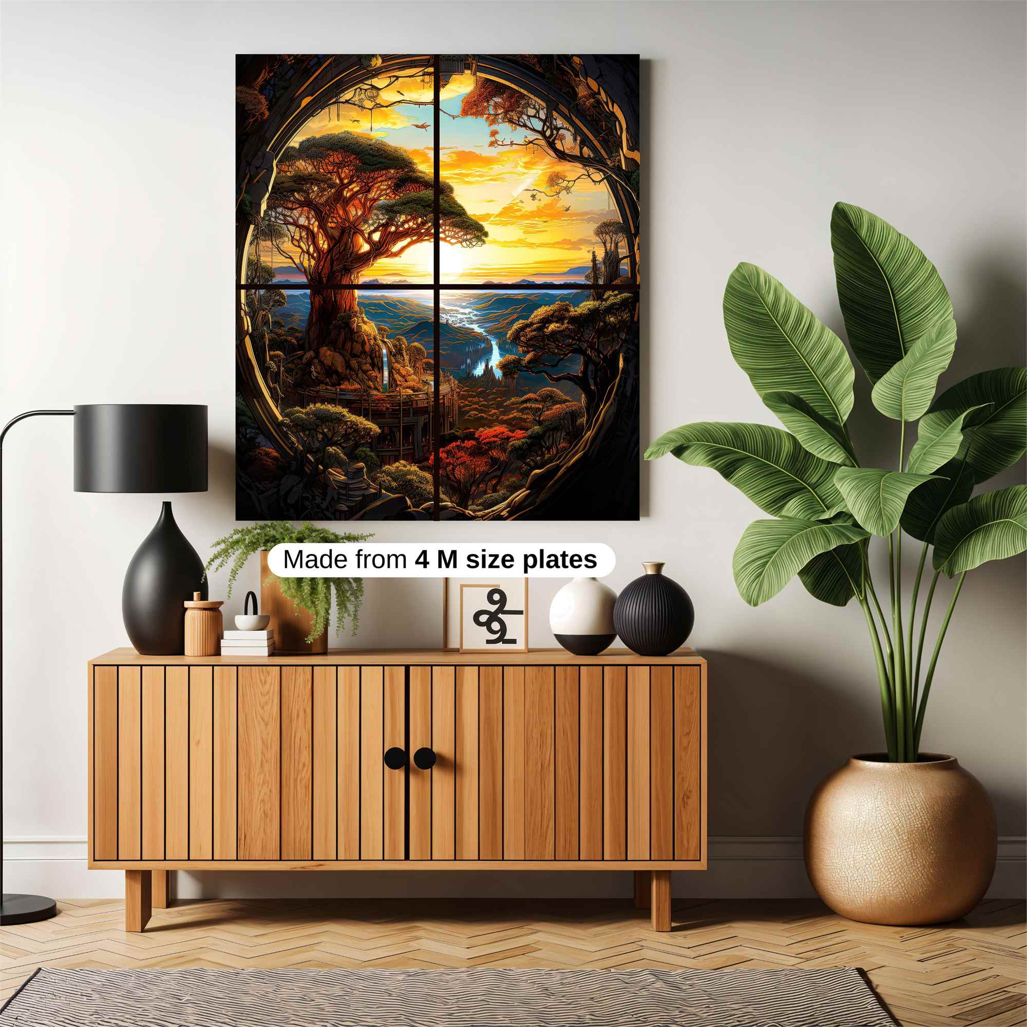 Sunset Serenity Safe Wall Magnetic / M