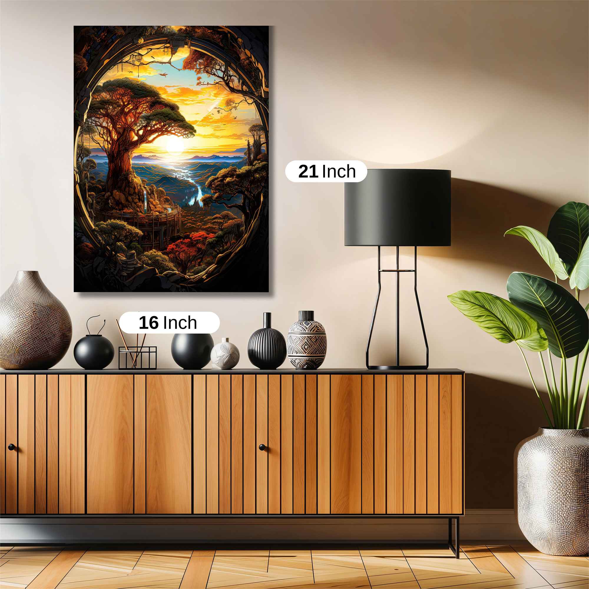 Sunset Serenity Safe Wall Magnetic / M
