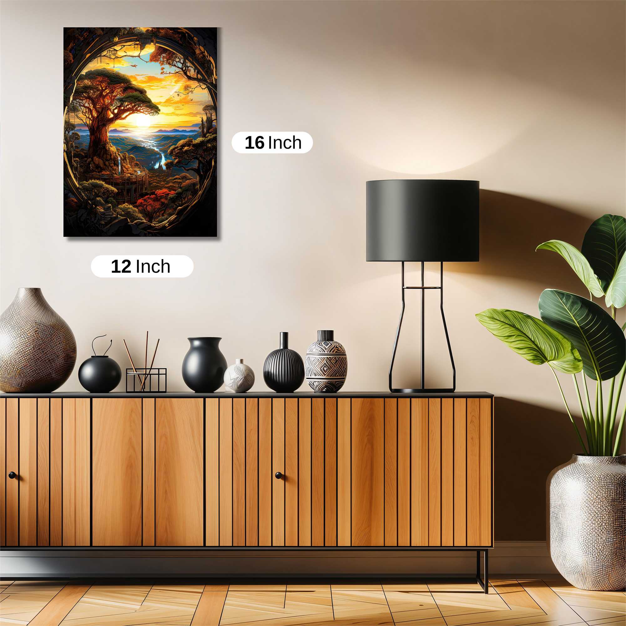 Sunset Serenity Safe Wall Magnetic / M