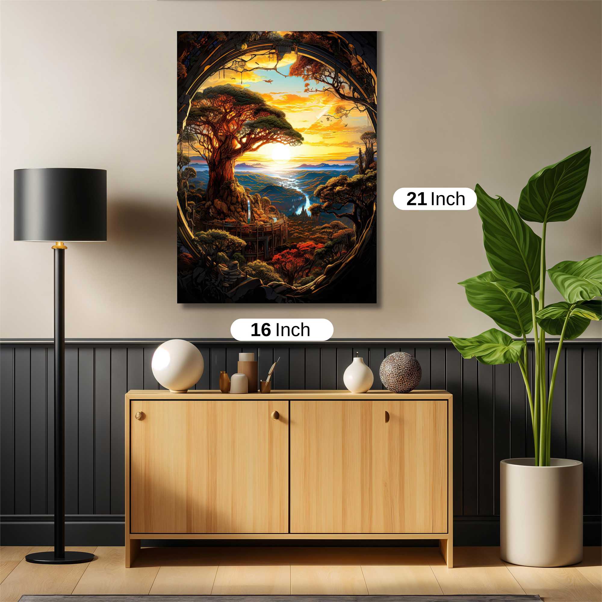 Sunset Serenity Safe Wall Magnetic / M