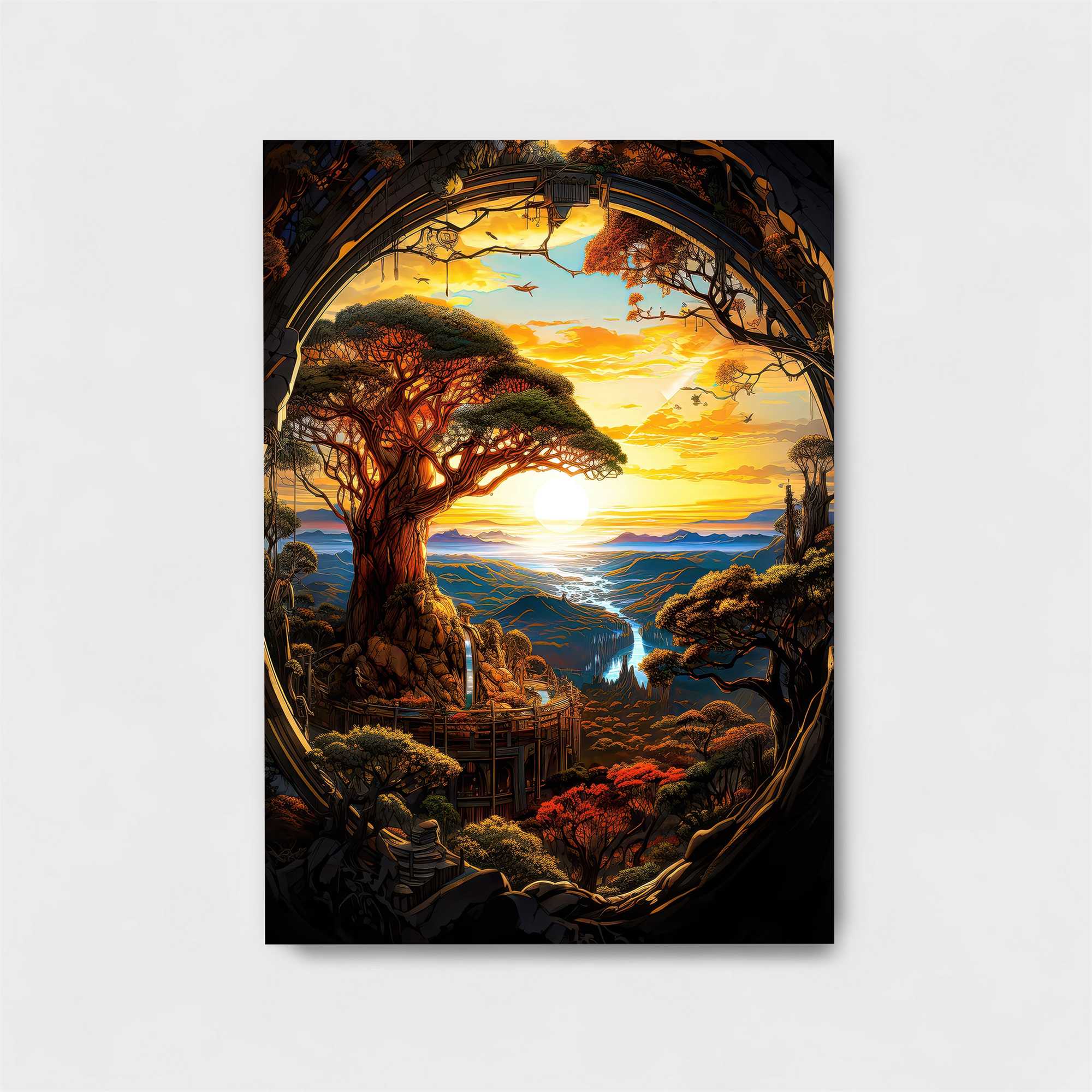 Sunset Serenity Safe Wall Magnetic / M