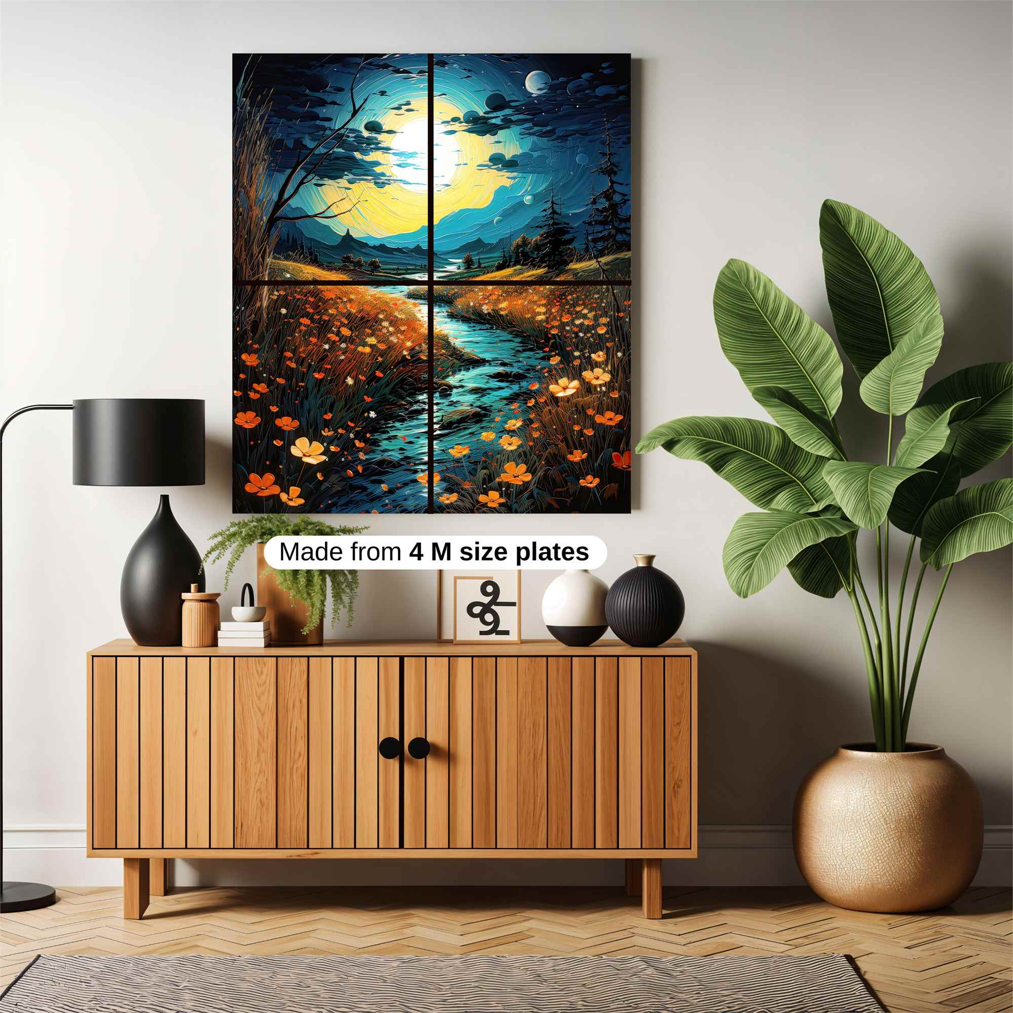 Moonlit Serenity Safe Wall Magnetic / M