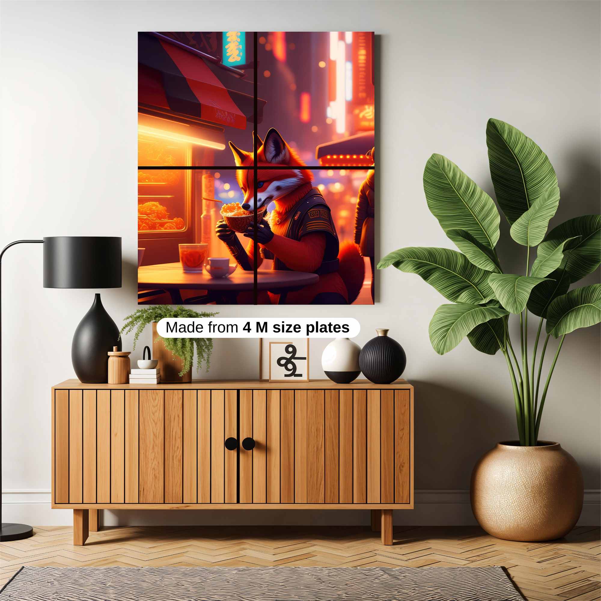 Fox Feast Safe Wall Magnetic / M