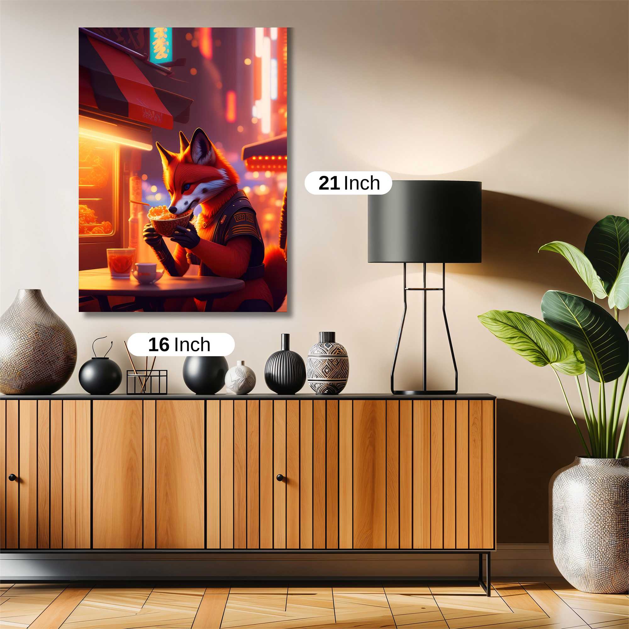 Fox Feast Safe Wall Magnetic / M